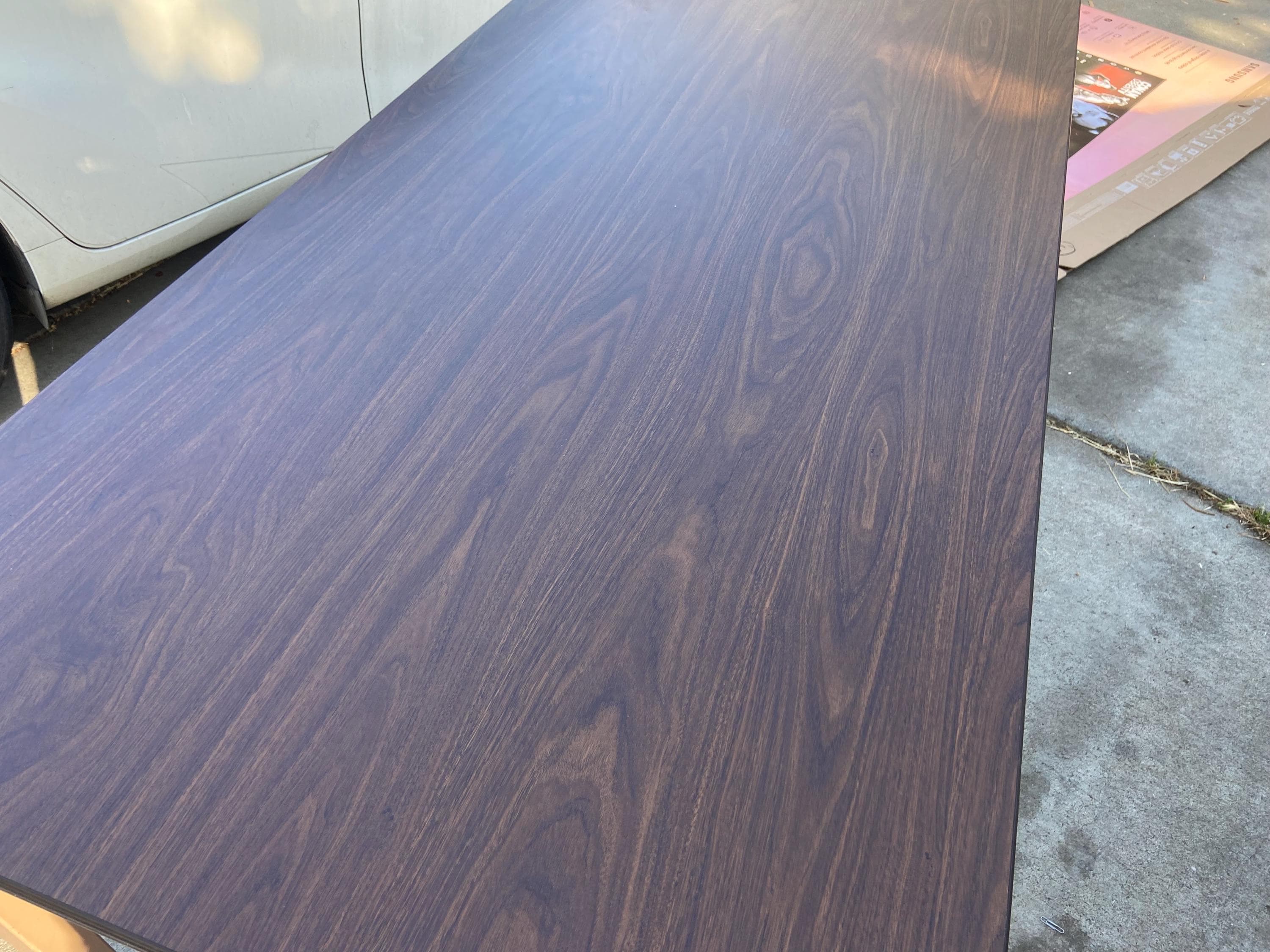 Hon vintage mid century modern tanker desk utility table - Thumbnail 6