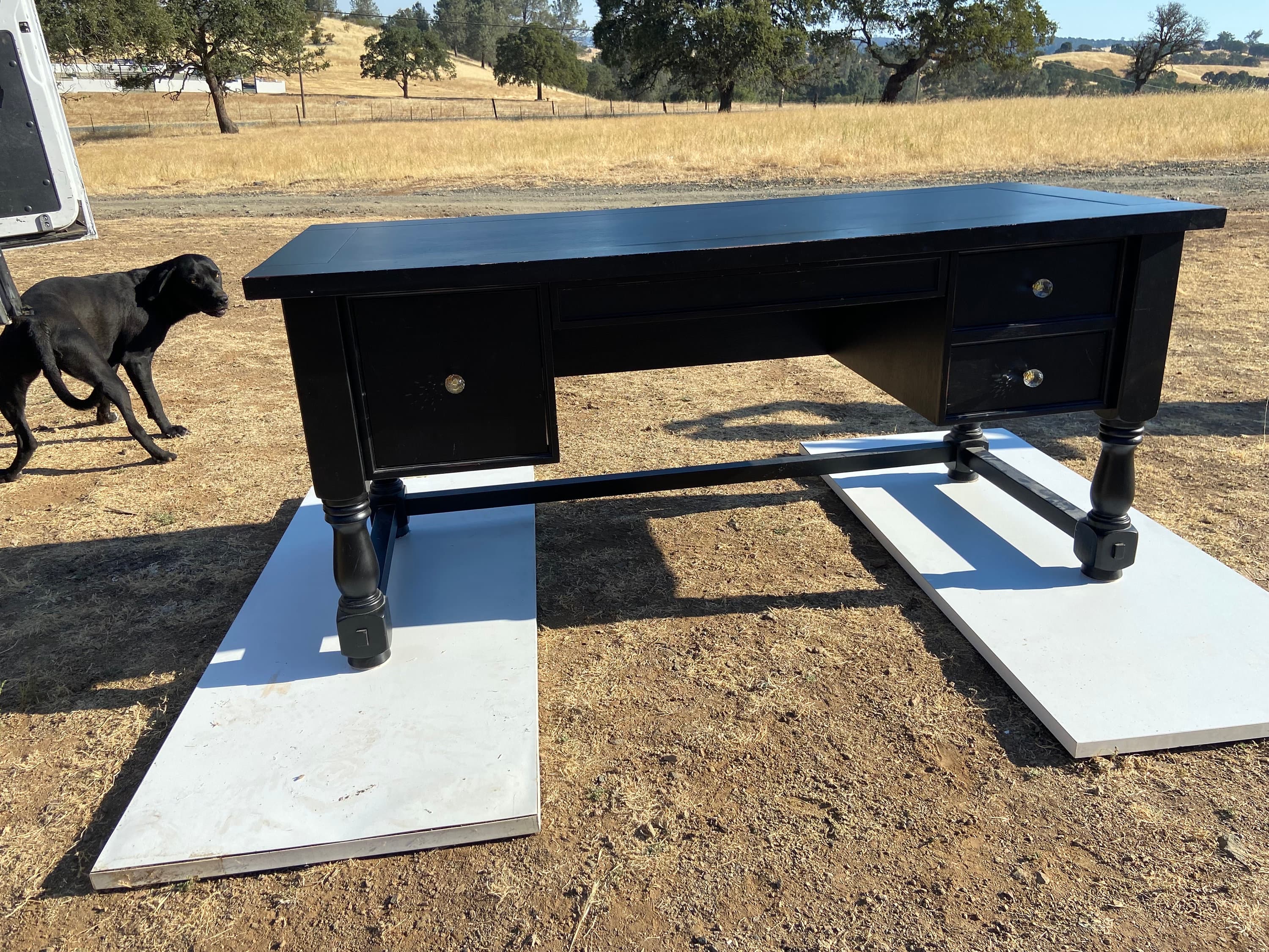 vintage pottery barn Bedford desk - Thumbnail 9