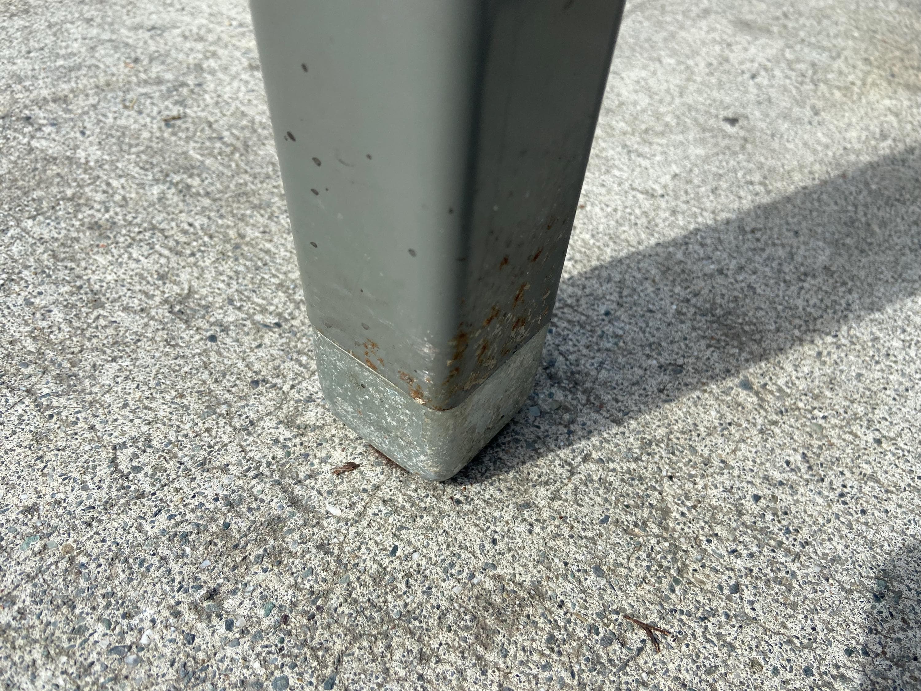 Haskell vintage mid century modern metal tanker desk table - Thumbnail 7