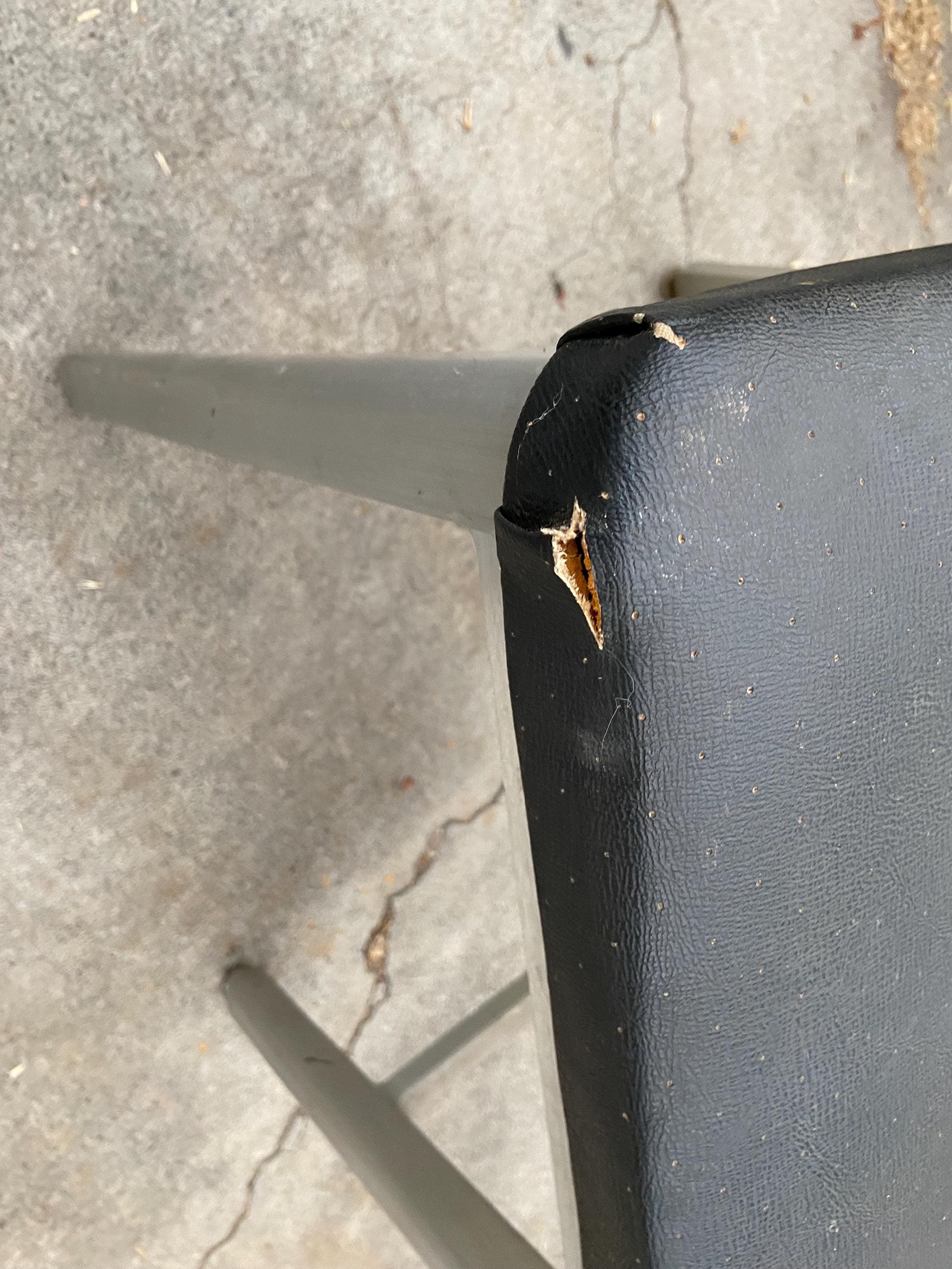 US military aluminum folding field army desk WWII era - Thumbnail 9