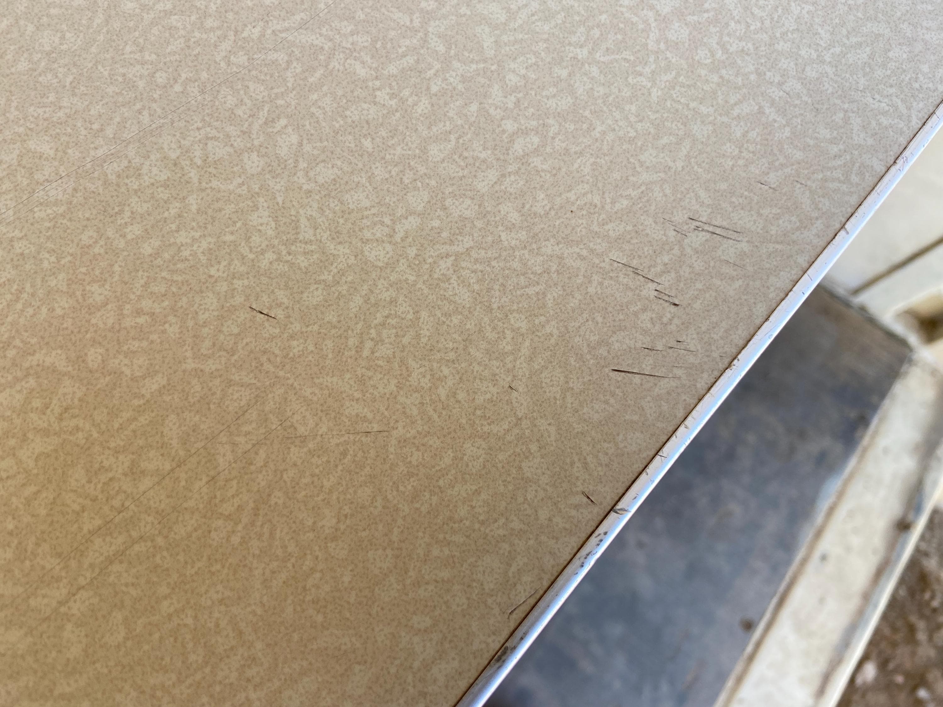 vintage mid century modern steel tanker desk table - Thumbnail 6