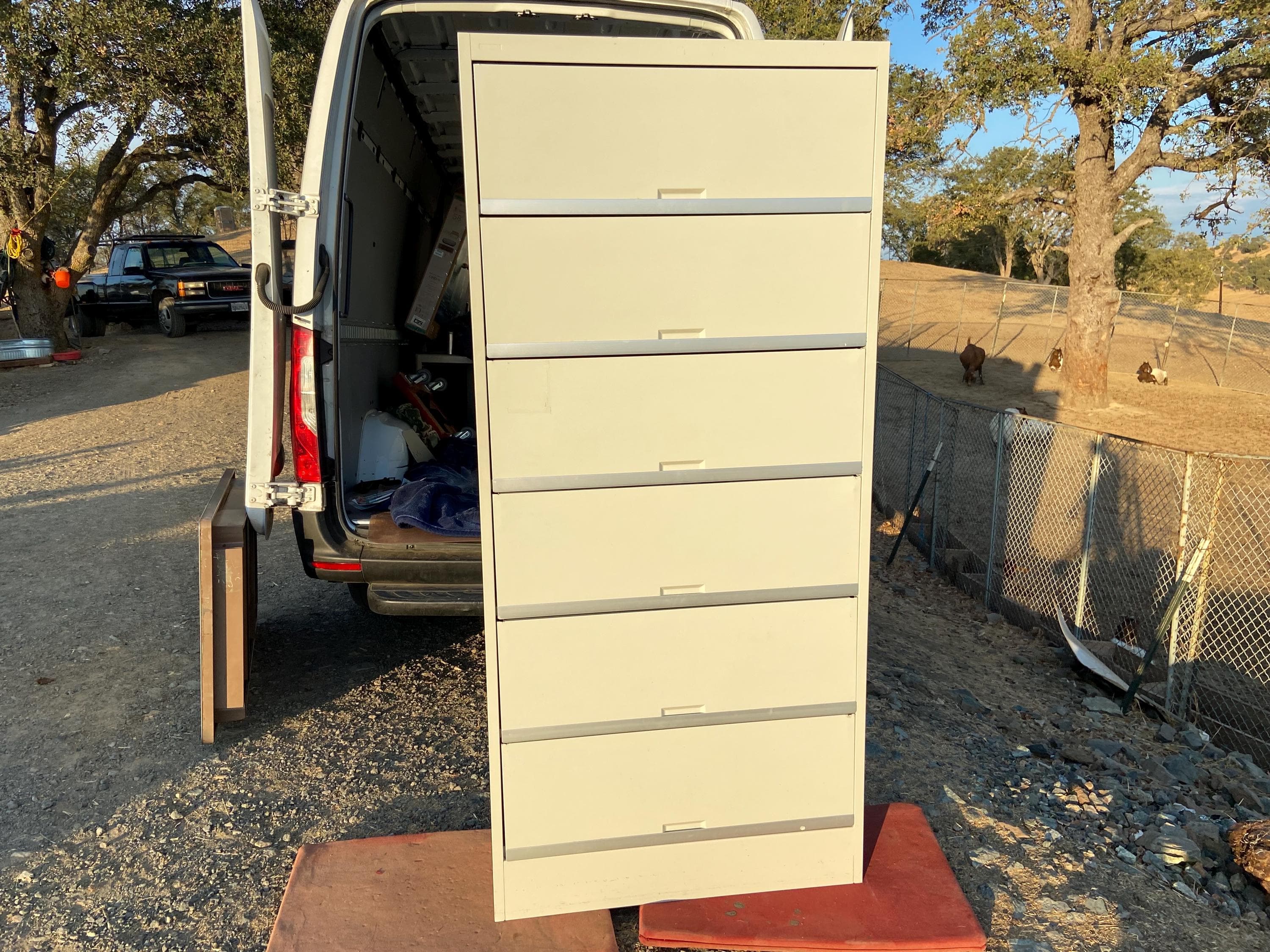 TAB metal flip top card lateral file storage cabinet - Thumbnail 2