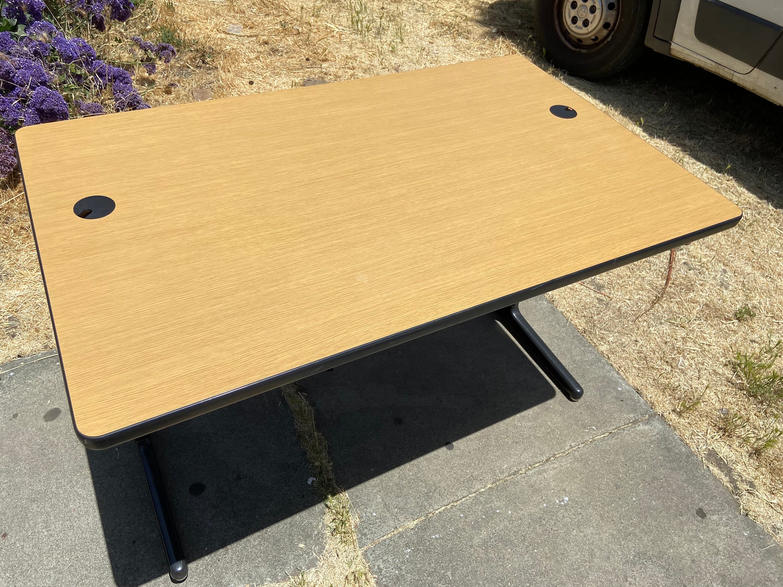 vintage mid century modern Herman miller office desk and modern chair - Thumbnail 5