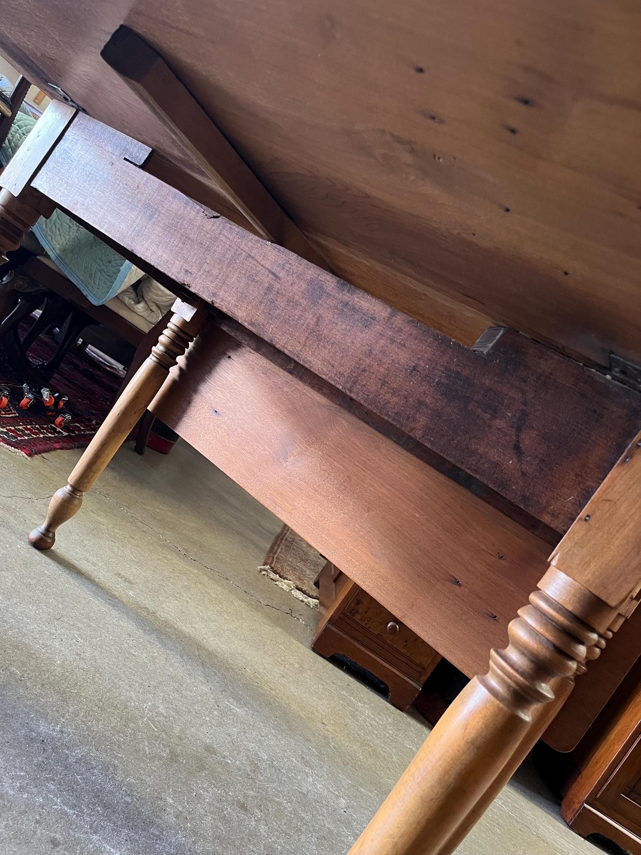 Antique Drop Leaf Table - Thumbnail 3