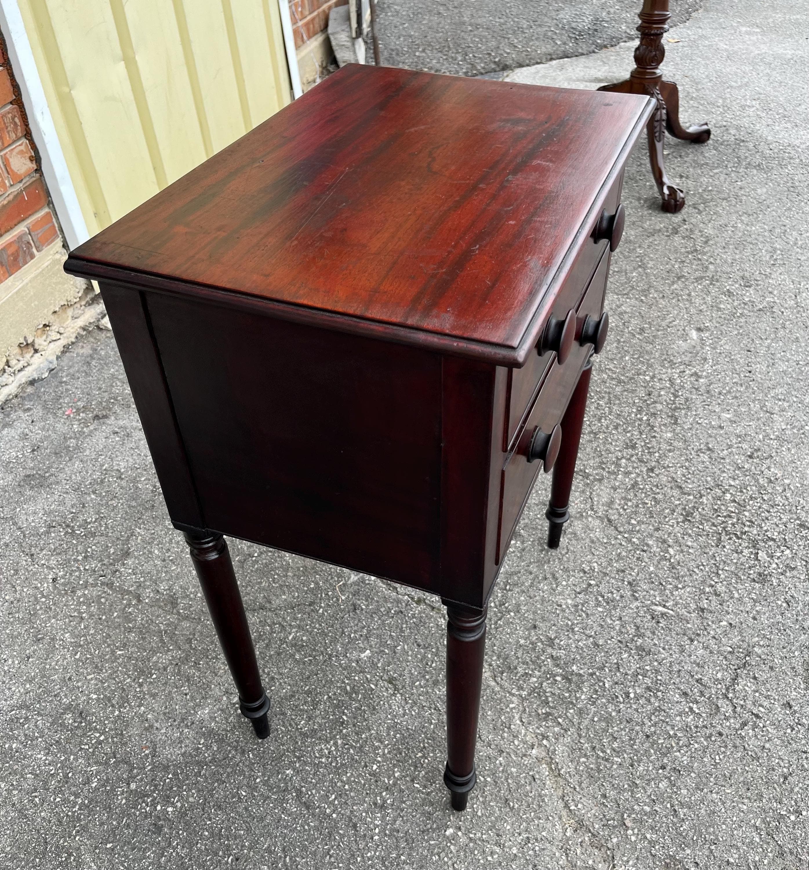 Antique Sheraton Side Table - Thumbnail 7