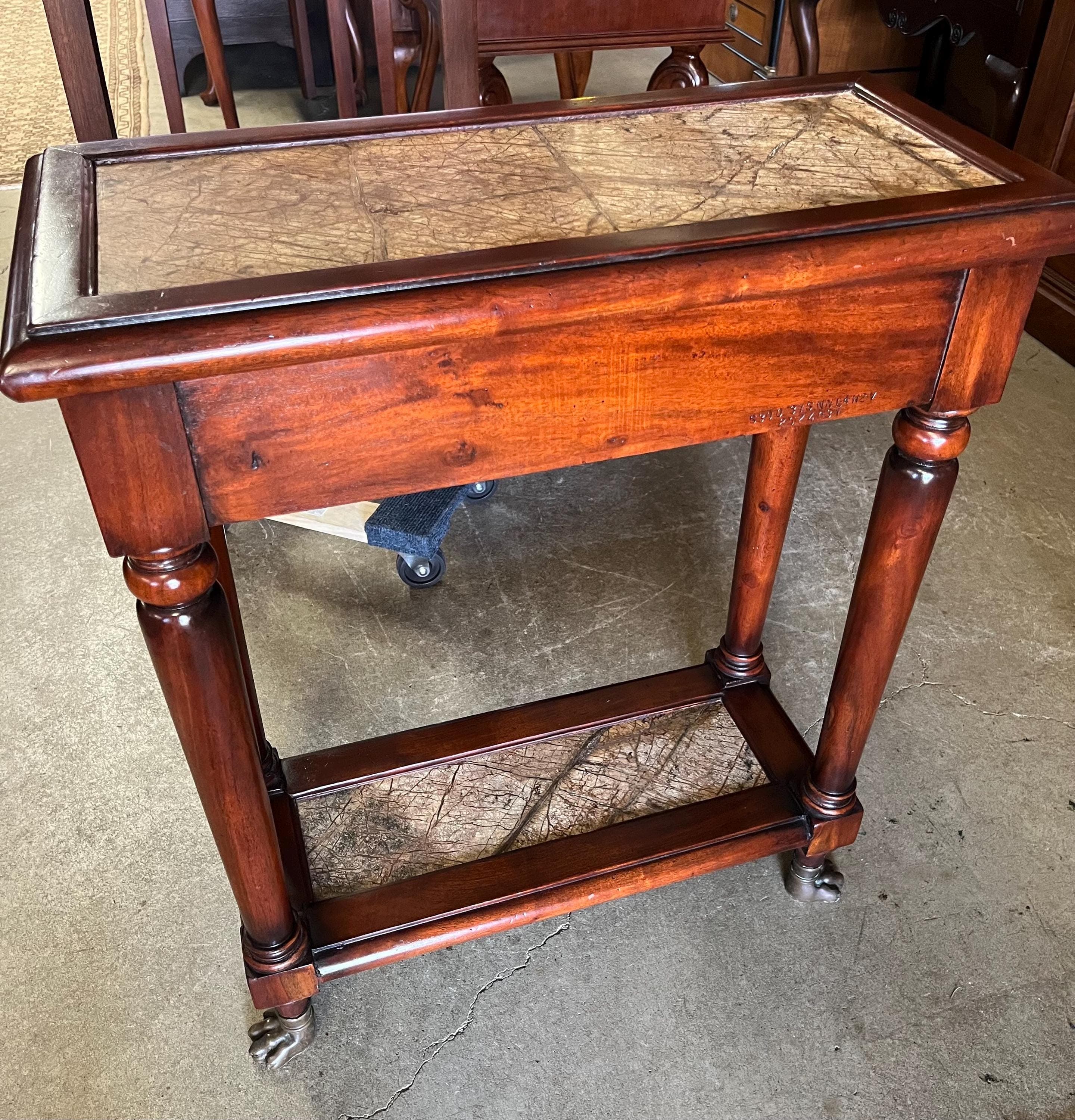 Morgan Hill Theodore Alexander Marble-Top Console. - Thumbnail 5