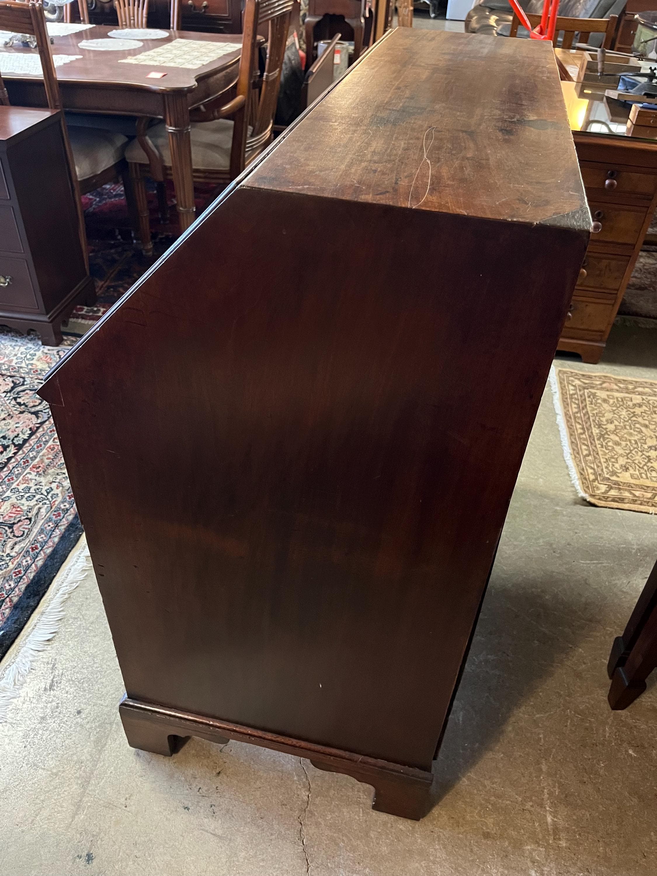 Antique English Slant Front Secretary - Thumbnail 5