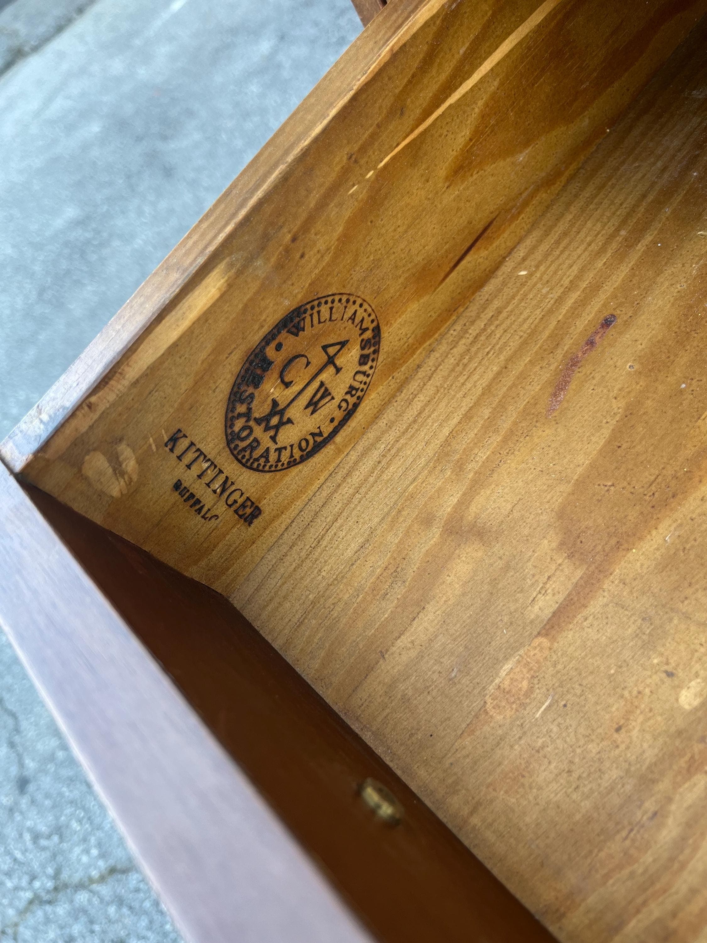 Kittinger Colonial Williamsburg Secretary Bookcase - Thumbnail 5