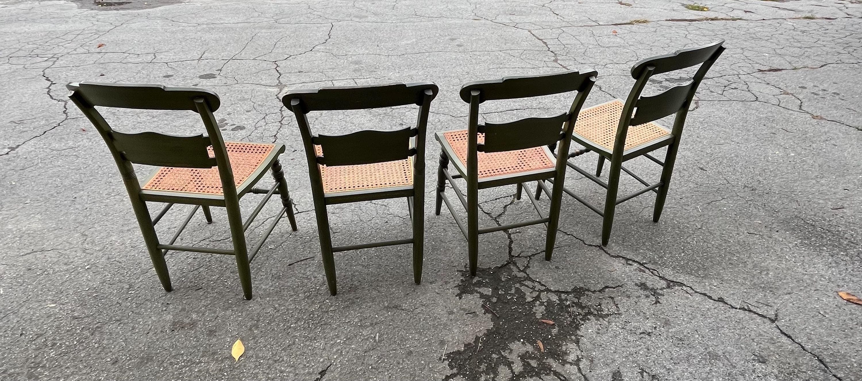 Hitchcock Bicentennial Chairs - Set of 4 - Thumbnail 4
