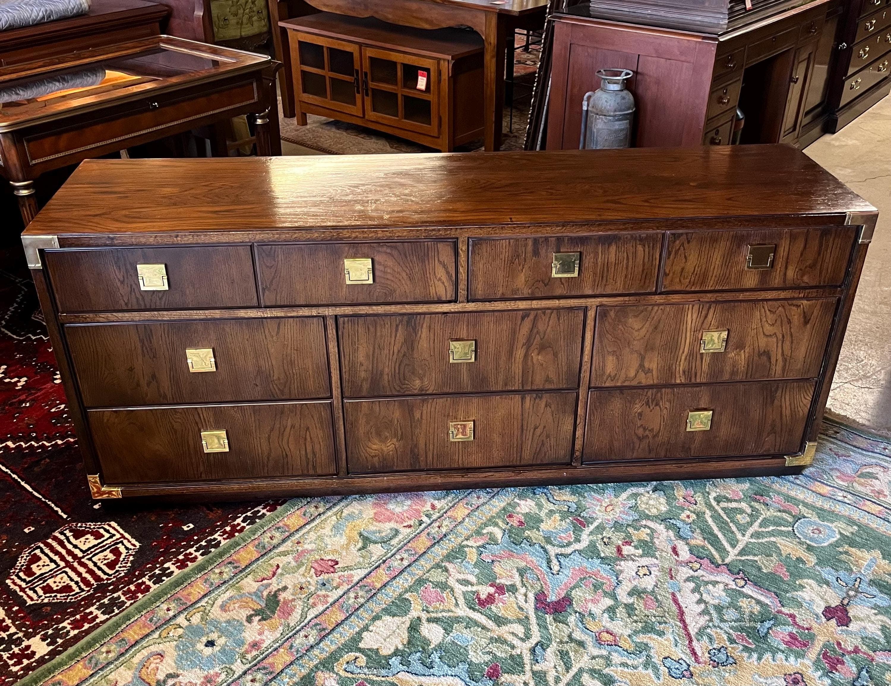 Thomasville Campaign Style Dresser - Thumbnail 3