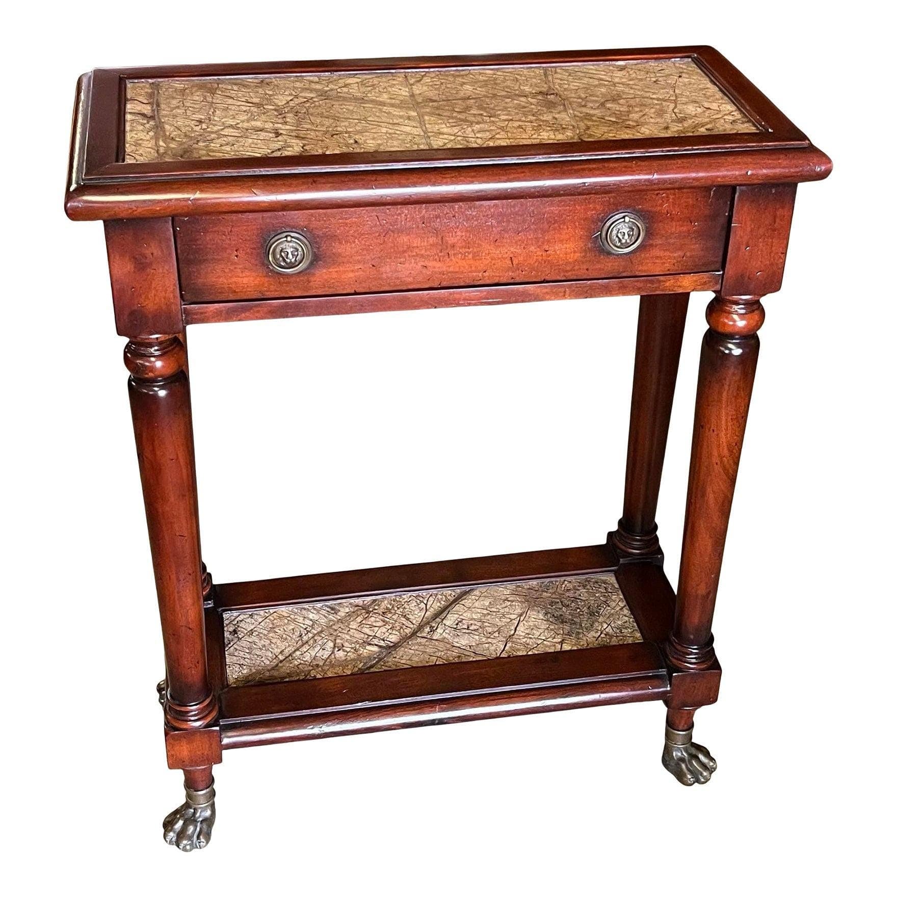 Morgan Hill Theodore Alexander Marble-Top Console. - Image 1