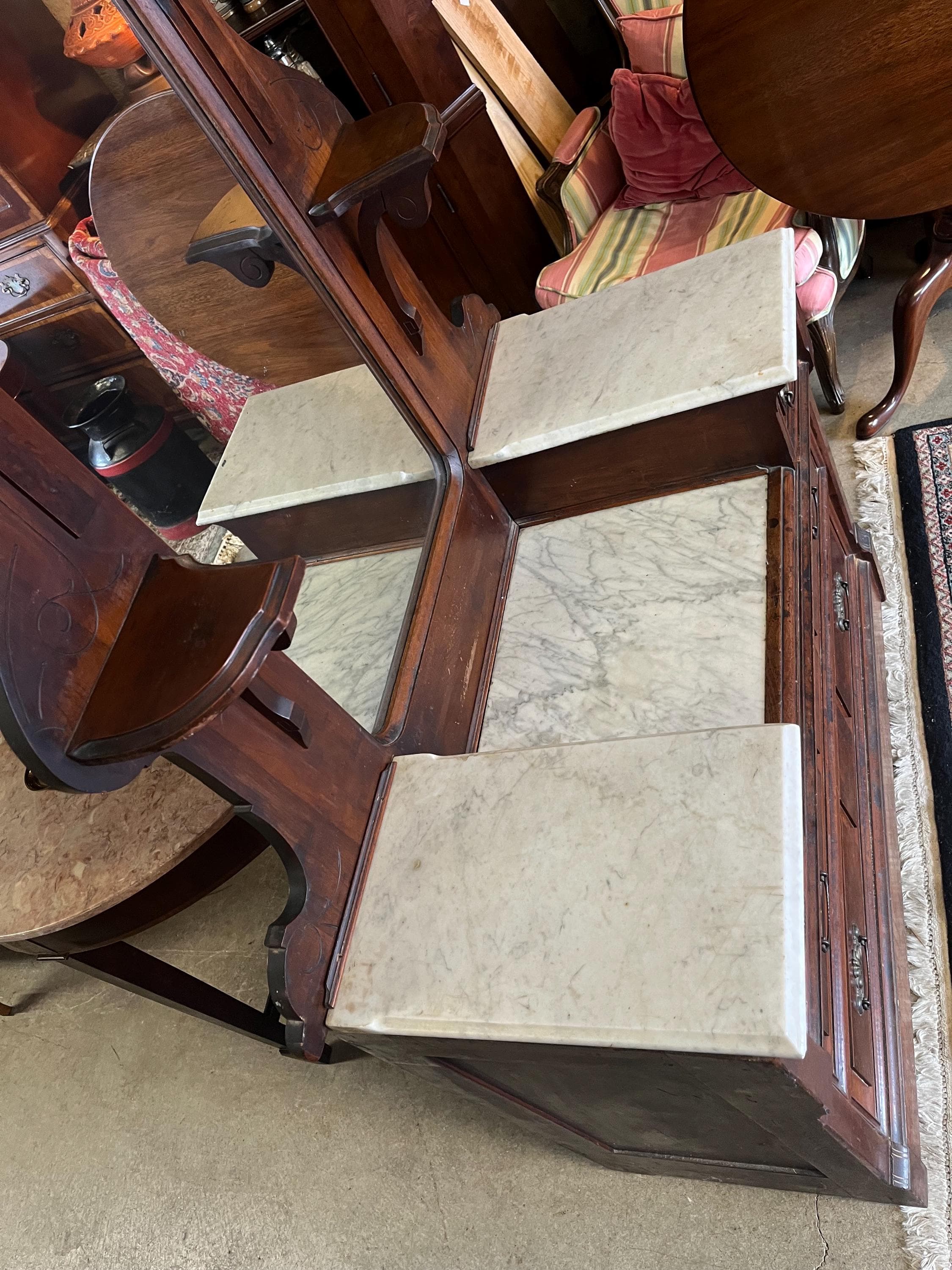 Late 19th Century Victorian Style Dresser - Thumbnail 6