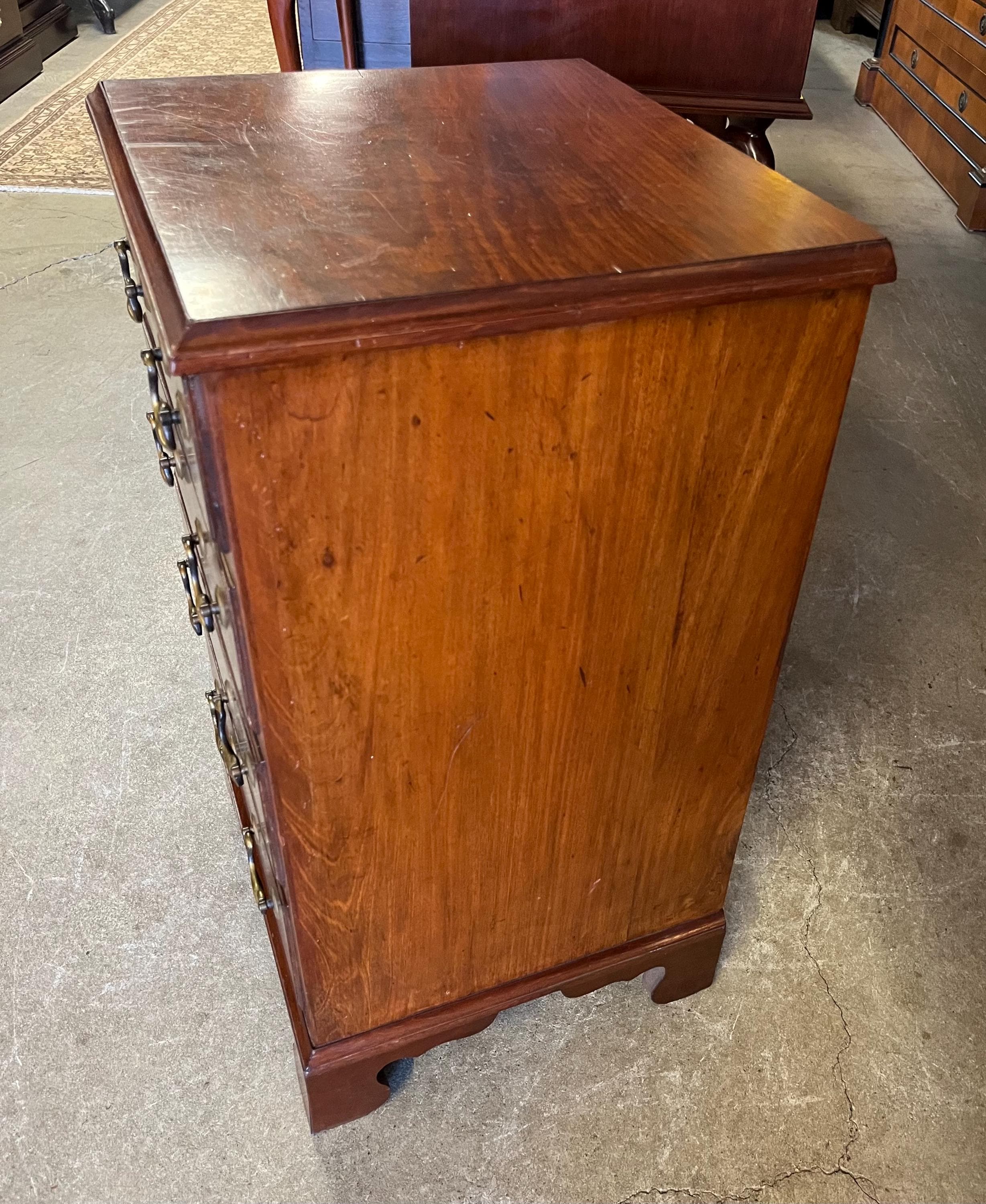 Antique Four Drawer Bedside Chest - Thumbnail 7