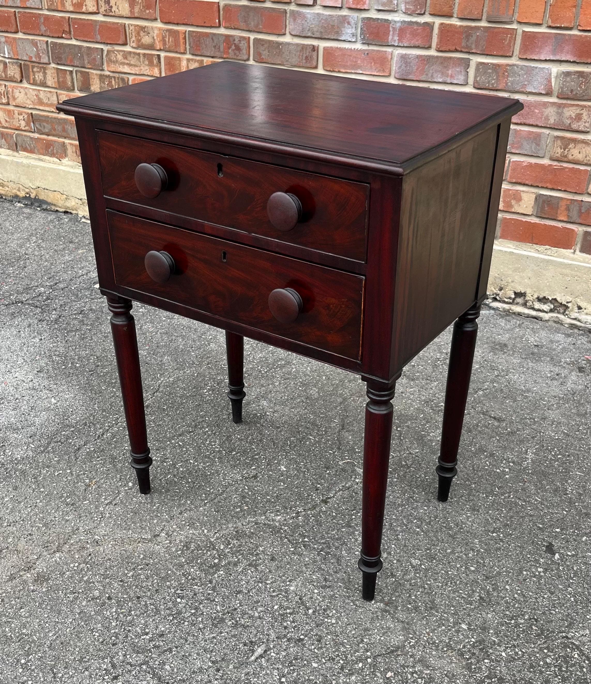 Antique Sheraton Side Table - Thumbnail 4