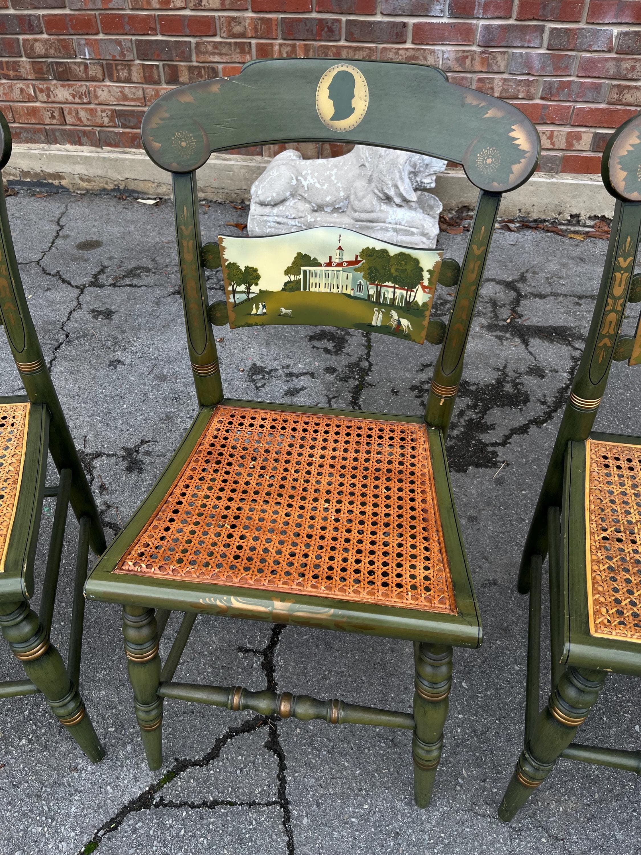 Hitchcock Bicentennial Chairs - Set of 4 - Thumbnail 7
