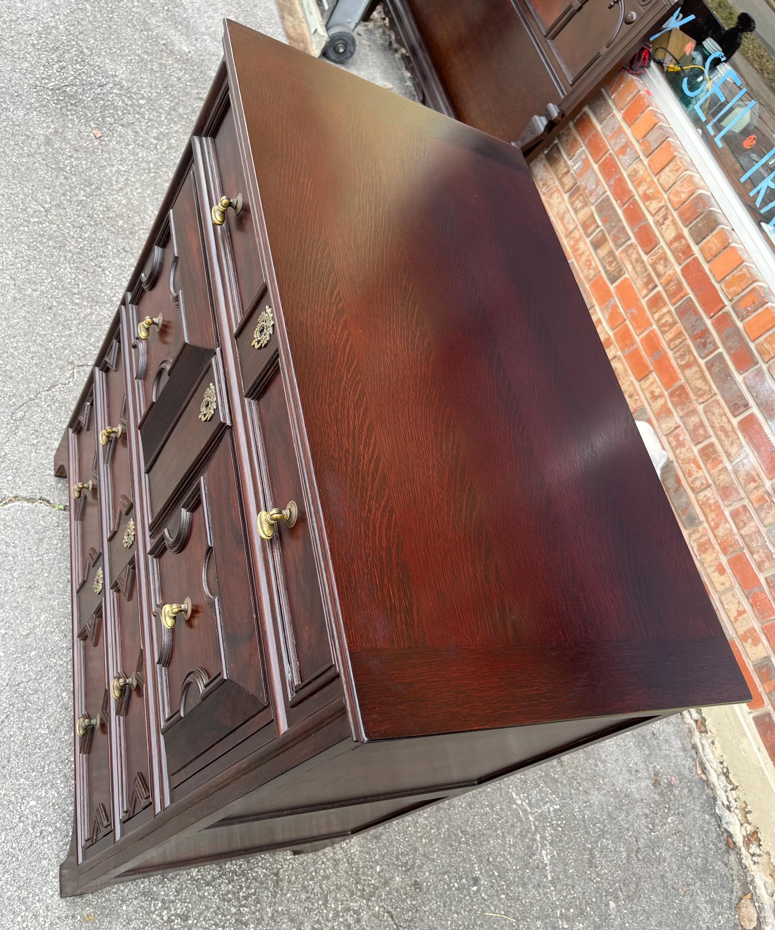 Antique John Widdicomb Chest of Drawers - Thumbnail 7