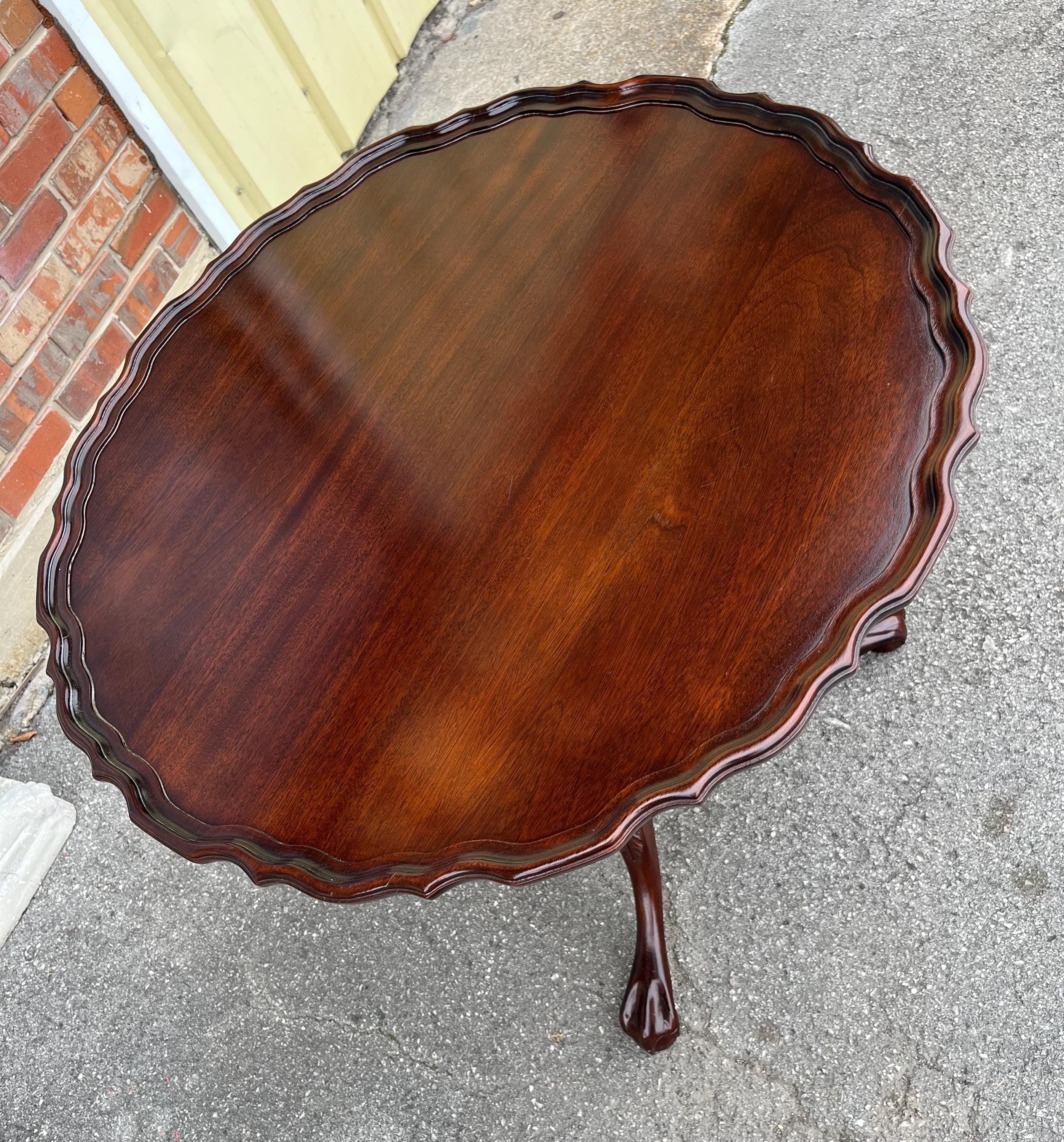 Craftique tilt-top pie crust table - Thumbnail 12