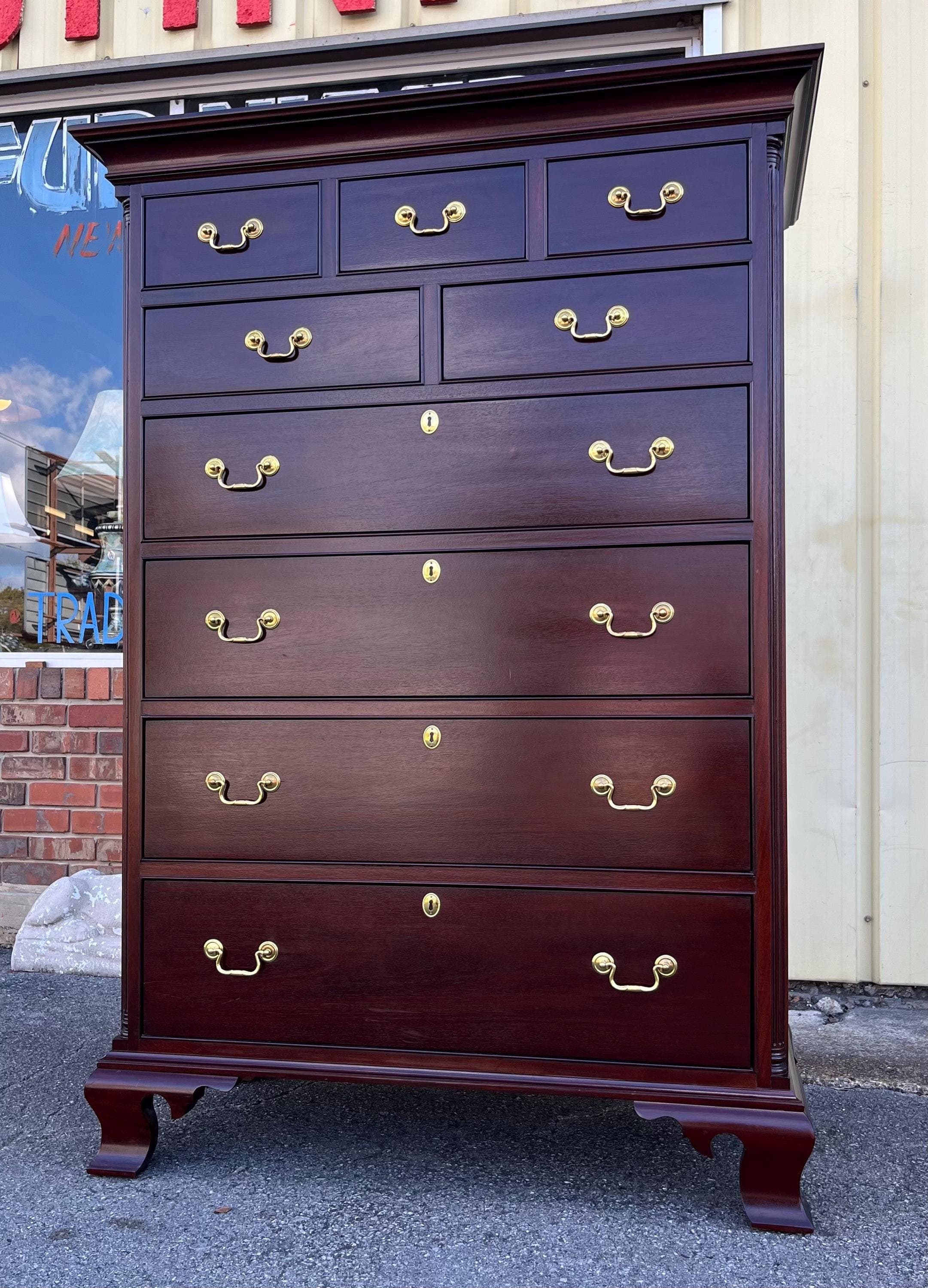 Hickory Chair Co Tall Chest - Thumbnail 3