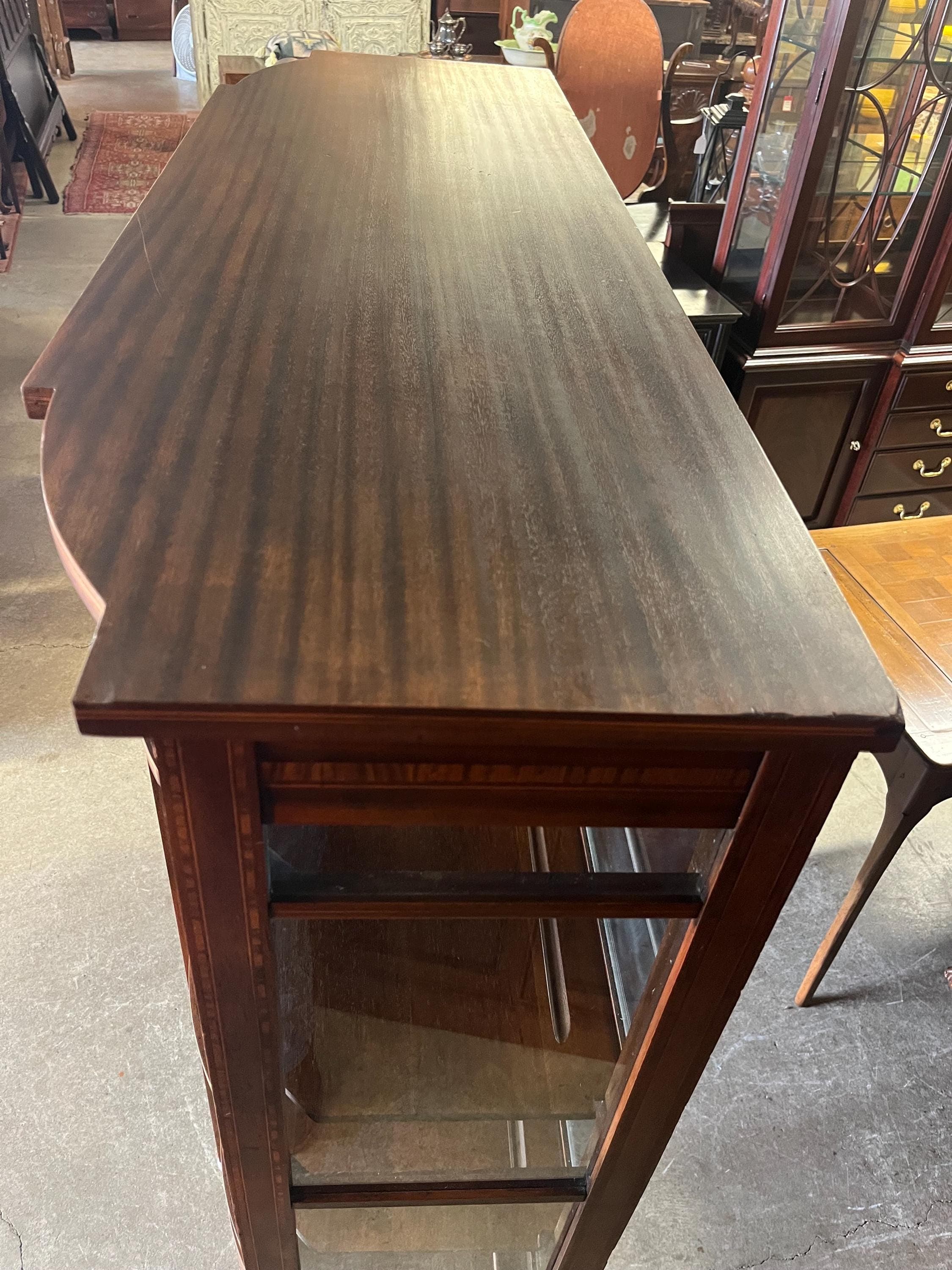 Antique Berkey and Gay Sheraton Style Cabinet - Thumbnail 6