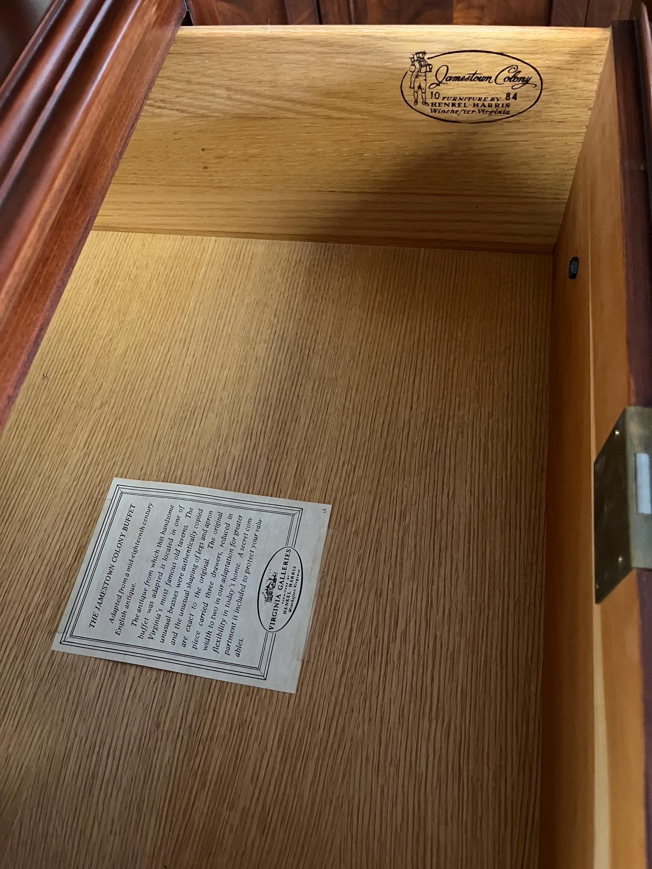Henkel Harris Jamestown Colony Server - Thumbnail 6