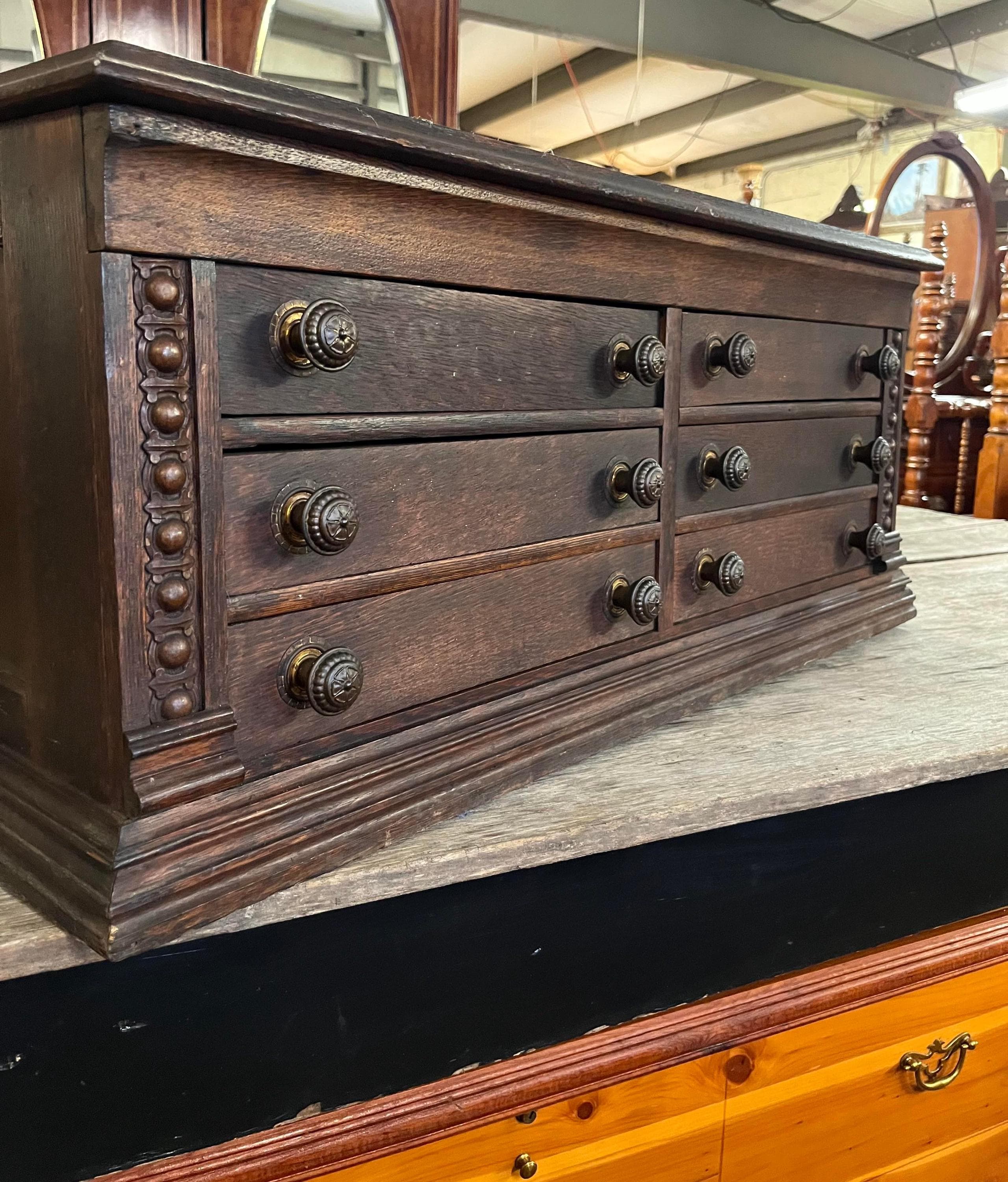 Antique Clark’s Spool Cabinet - Thumbnail 7