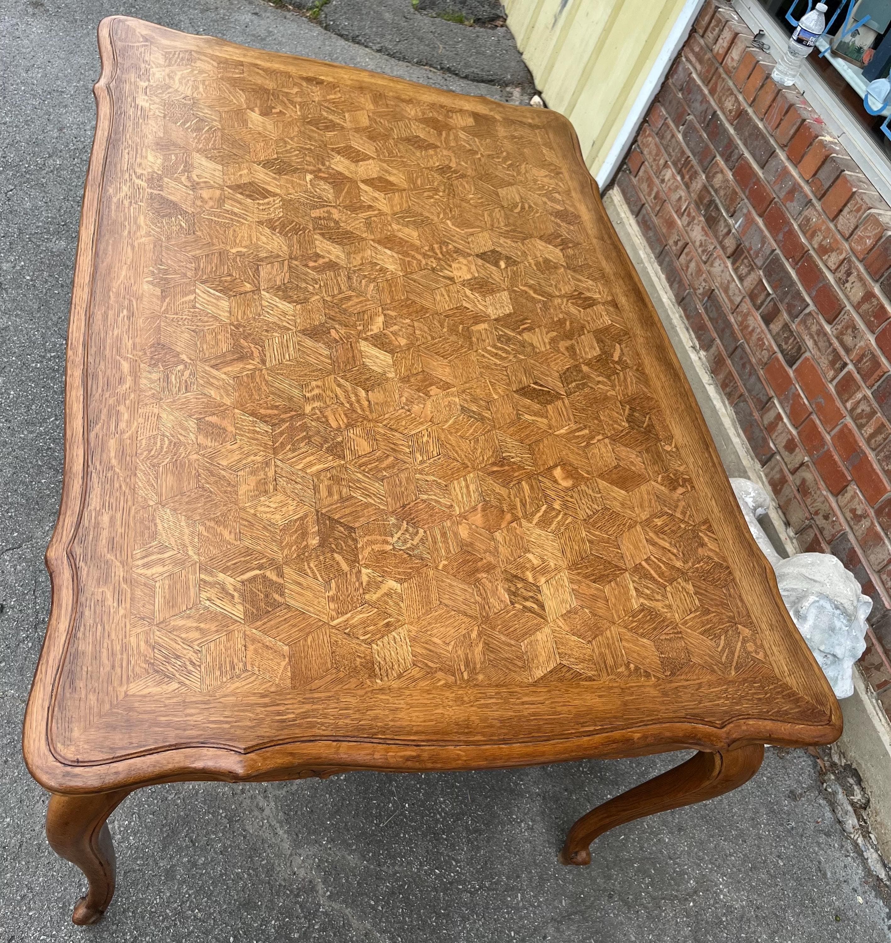 French Provincial Draw Leaf Table - Thumbnail 8