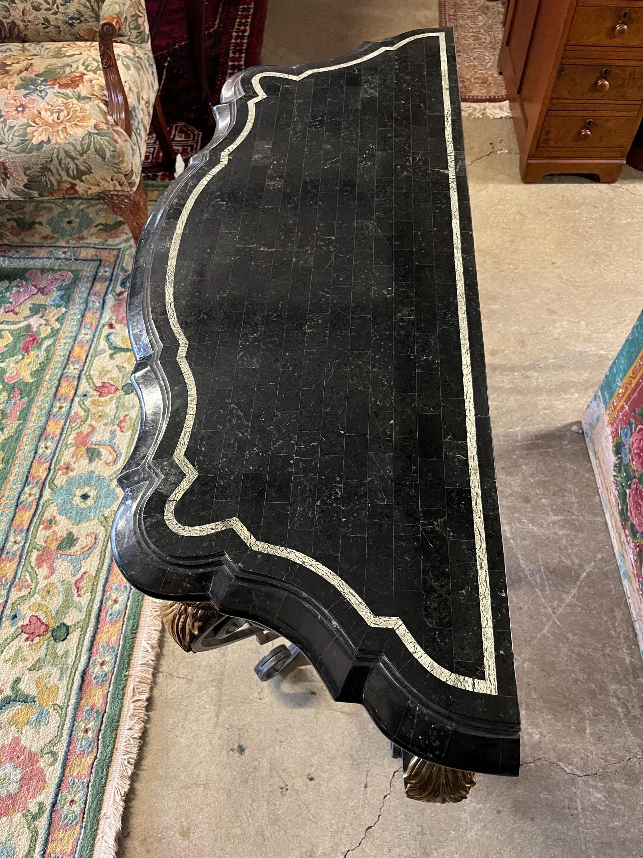 Maitland Smith Marble-Top Sofa or Console Table - Thumbnail 6