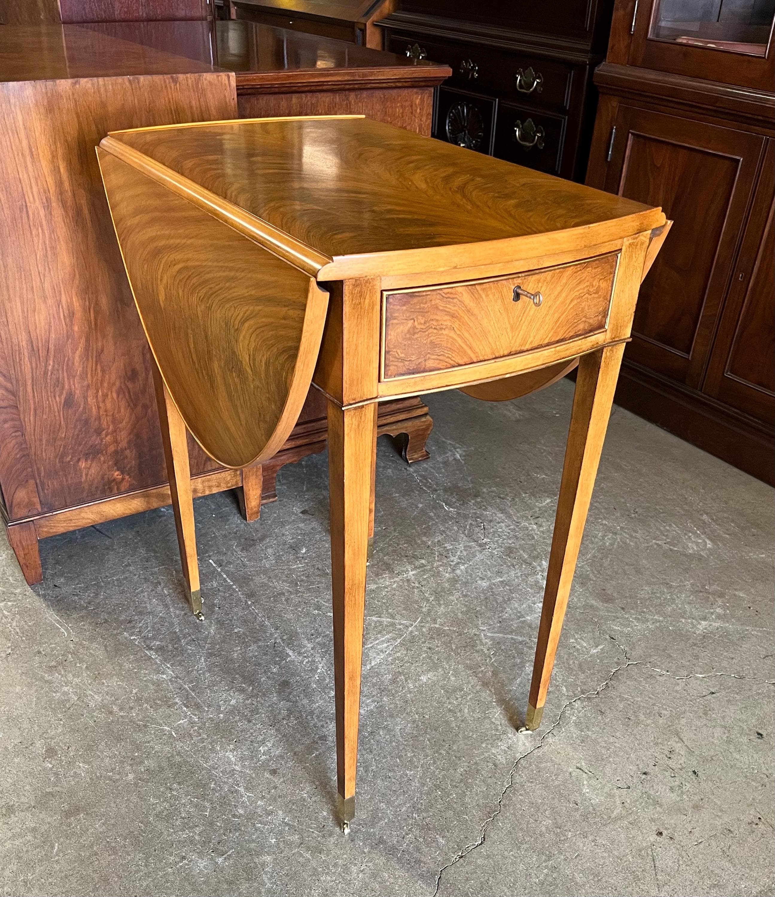 Drop Leaf Side Table by Bollier & Company by Decca - Thumbnail 6