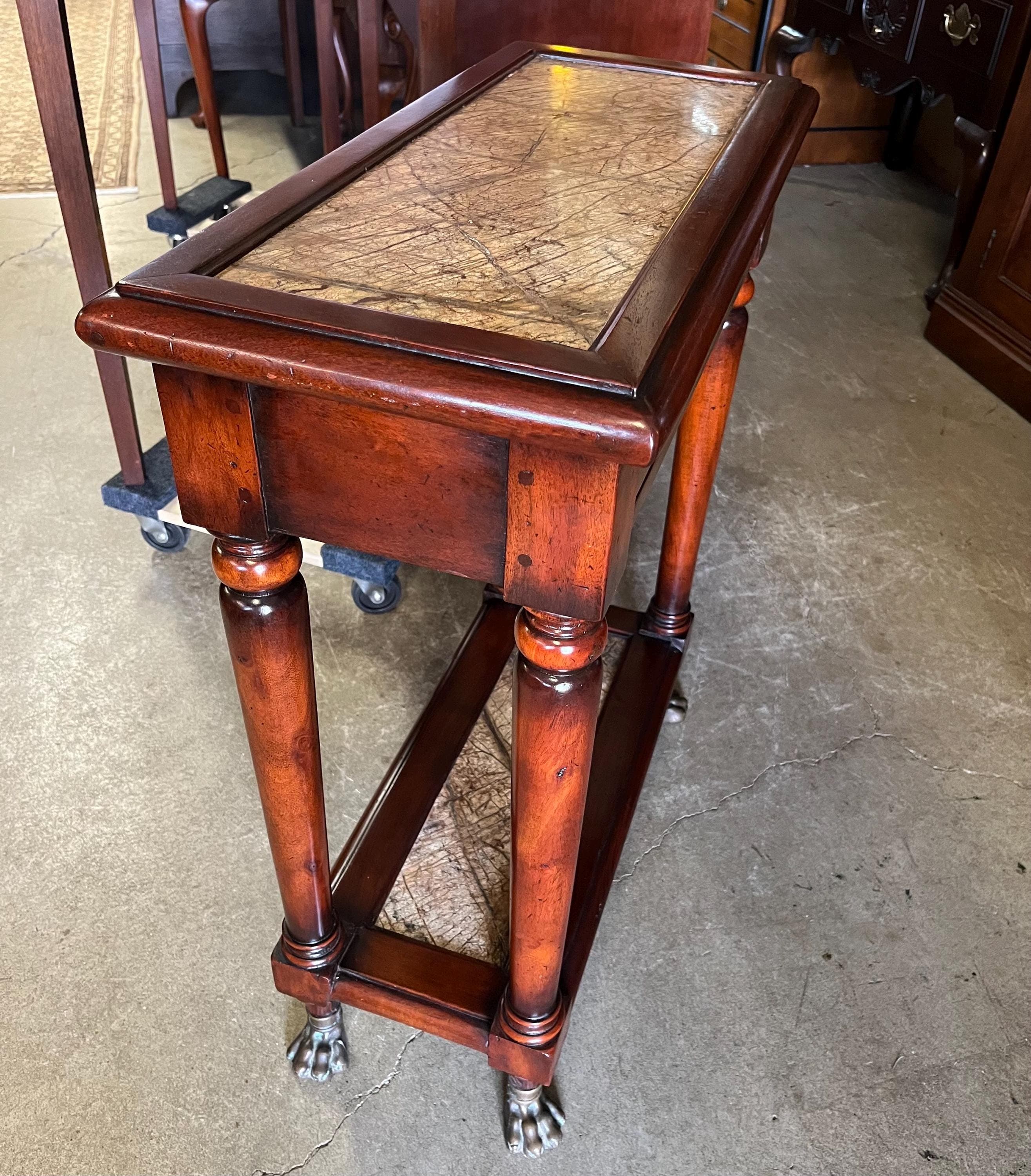 Morgan Hill Theodore Alexander Marble-Top Console. - Thumbnail 12