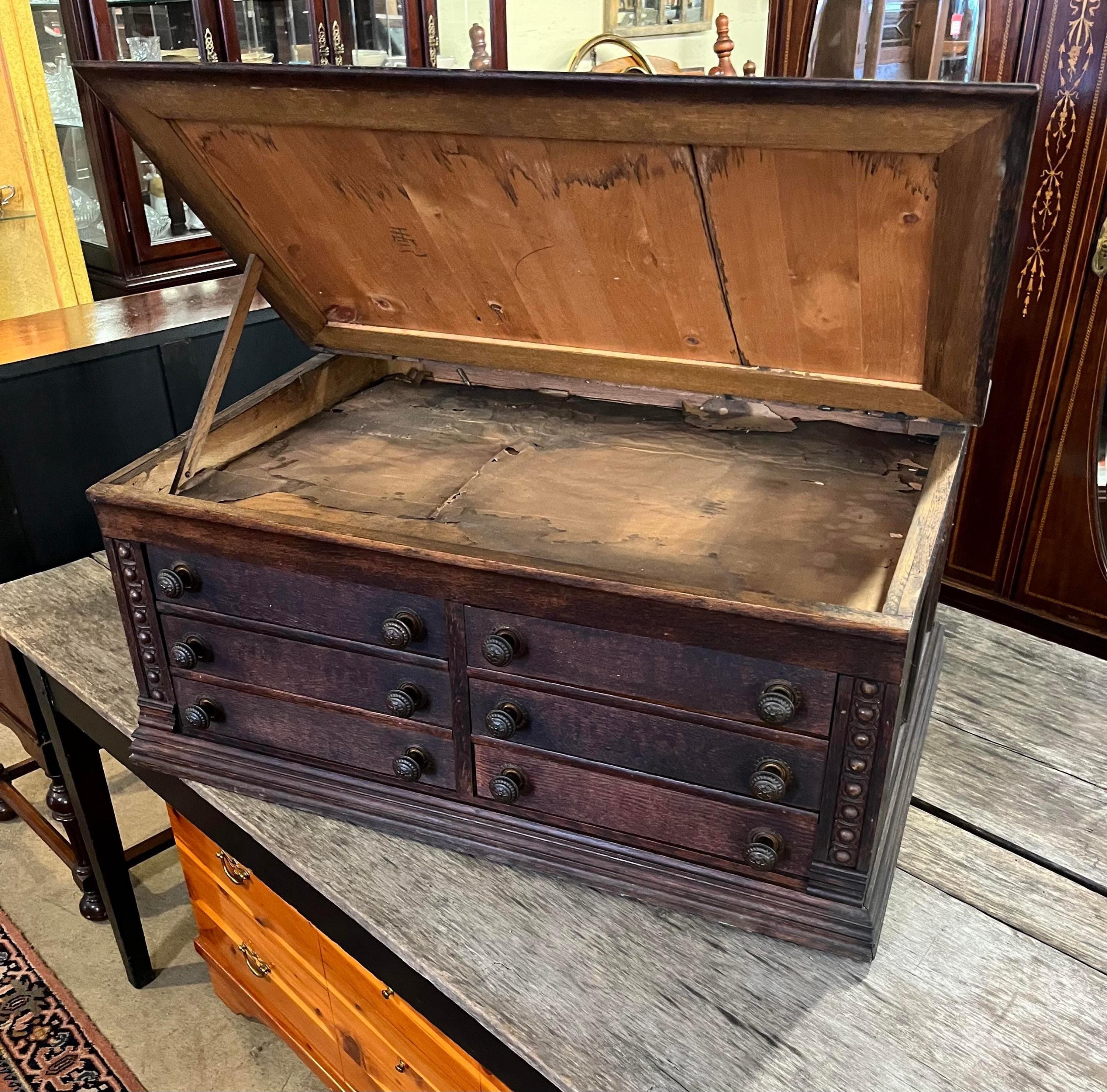 Antique Clark’s Spool Cabinet - Thumbnail 5