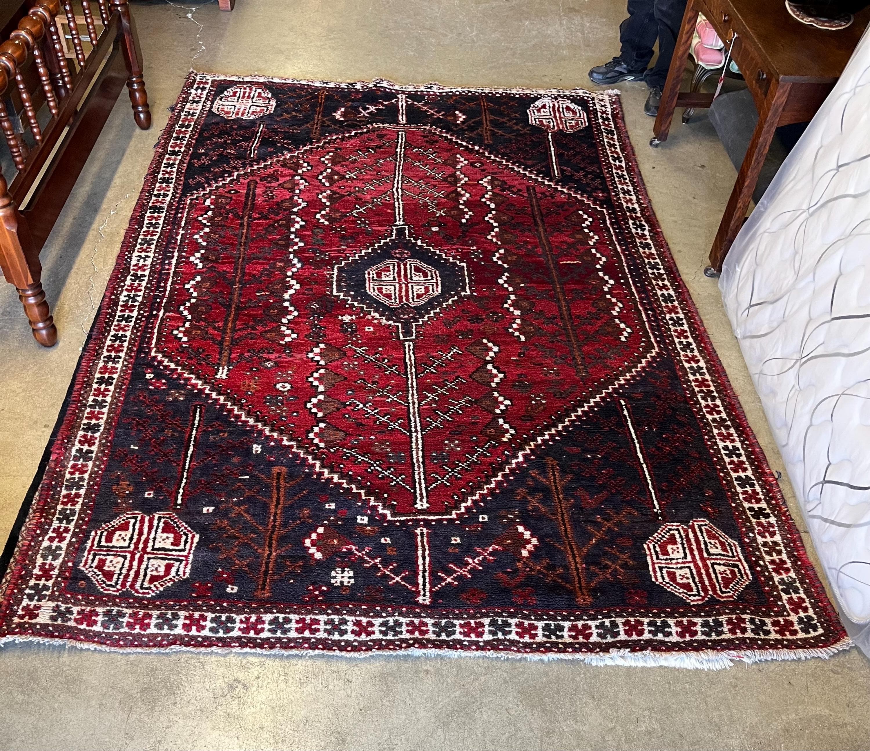 Persian Tribal Rug - Thumbnail 2