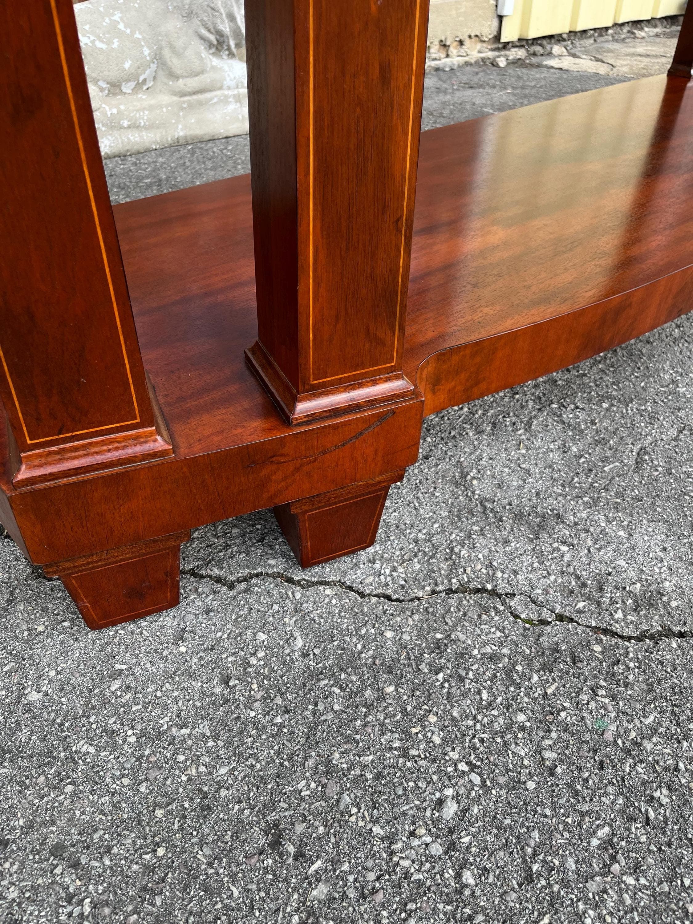 Henredon Marble-Top Console or Entry Table - Thumbnail 11