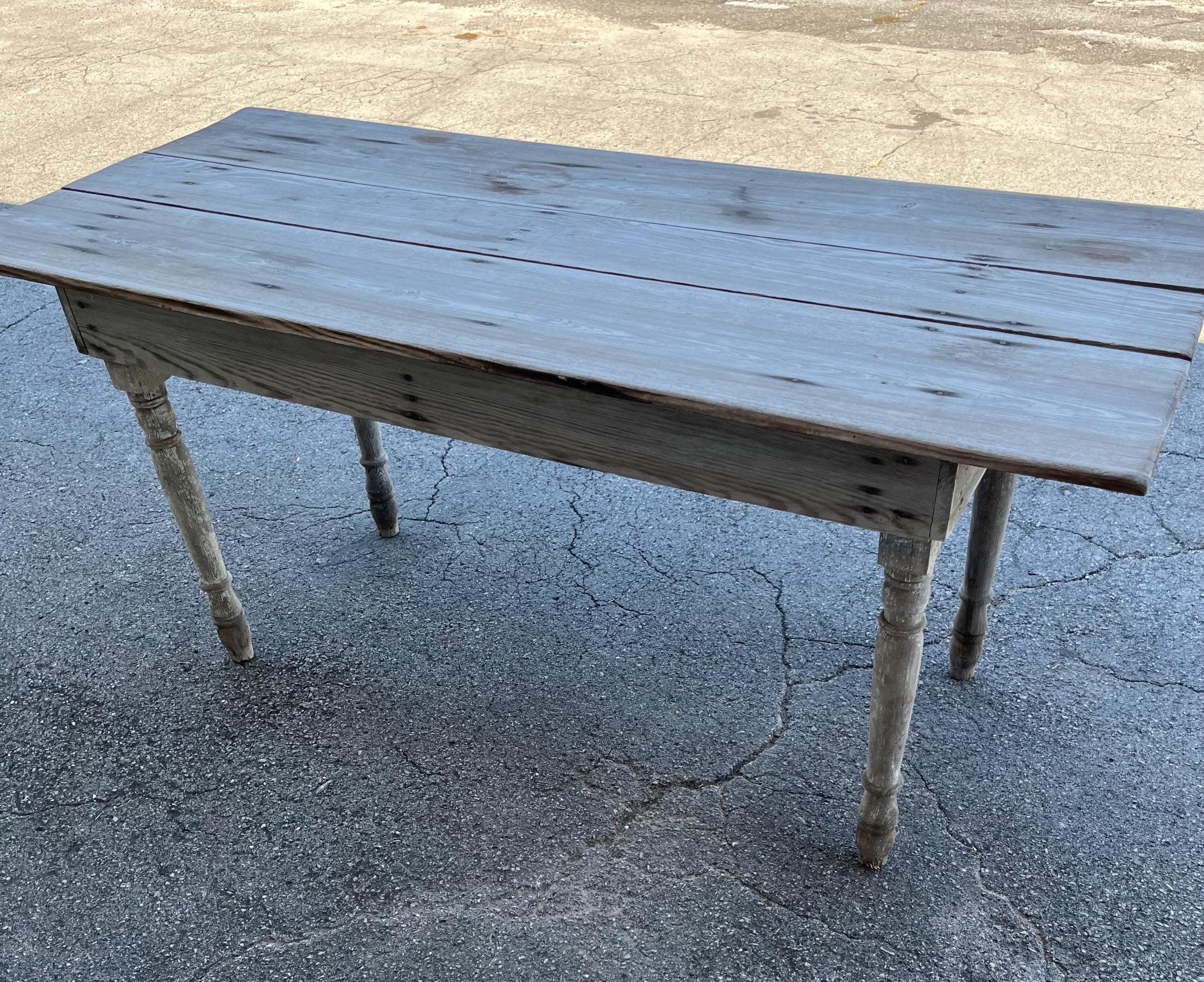 Rustic Primitive Farmhouse Table - Thumbnail 3