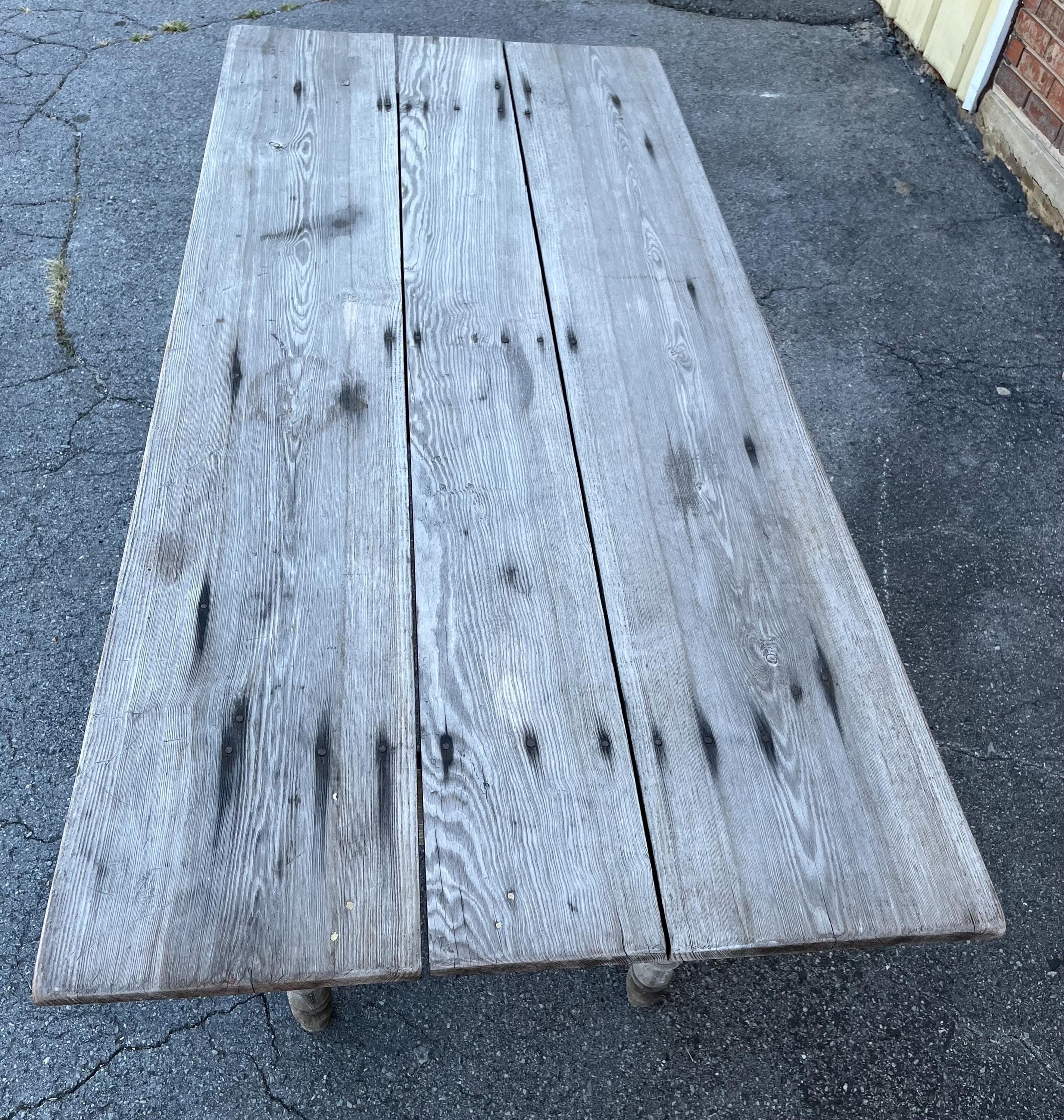 Rustic Primitive Farmhouse Table - Thumbnail 7