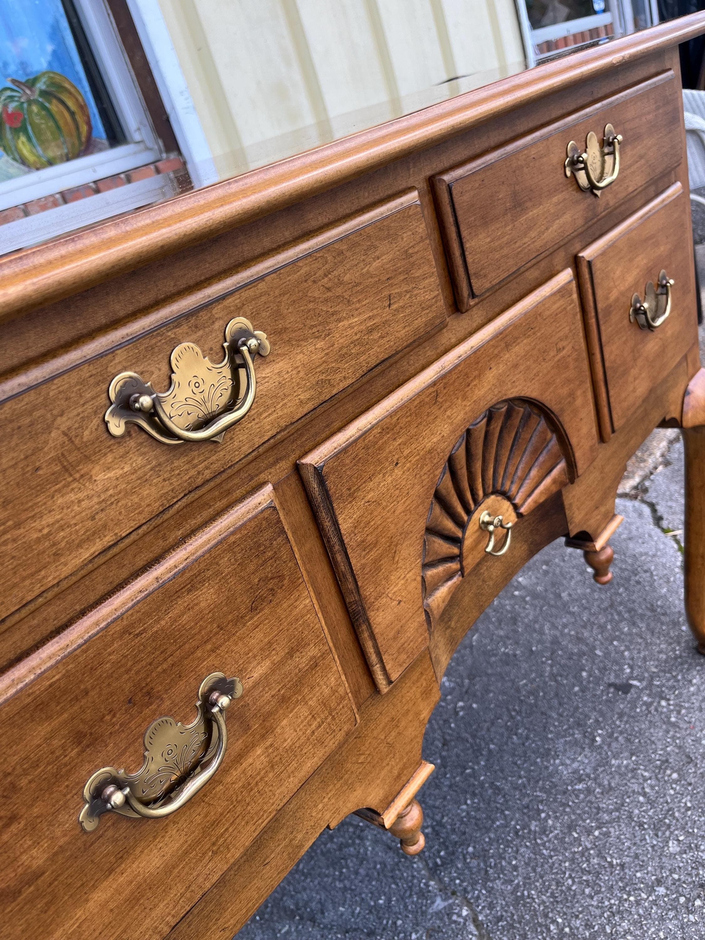Ethan Allen 1776 Collection Lowboy Chest - Thumbnail 3