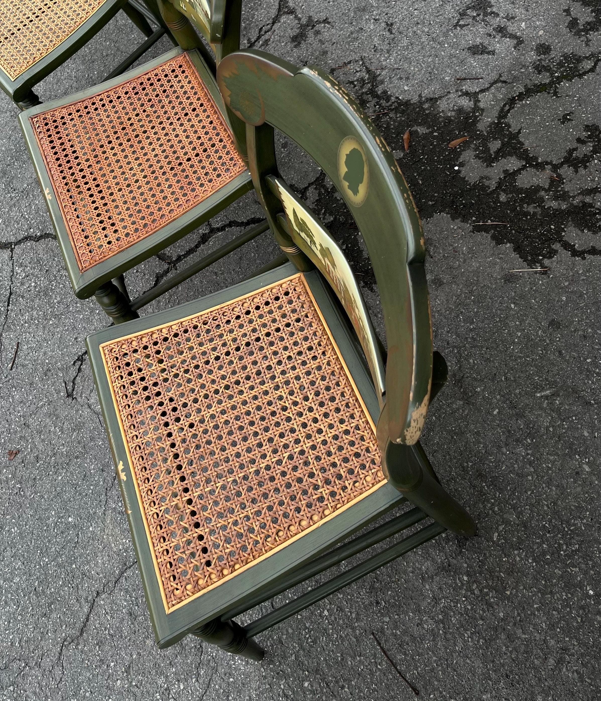 Hitchcock Bicentennial Chairs - Set of 4 - Thumbnail 5