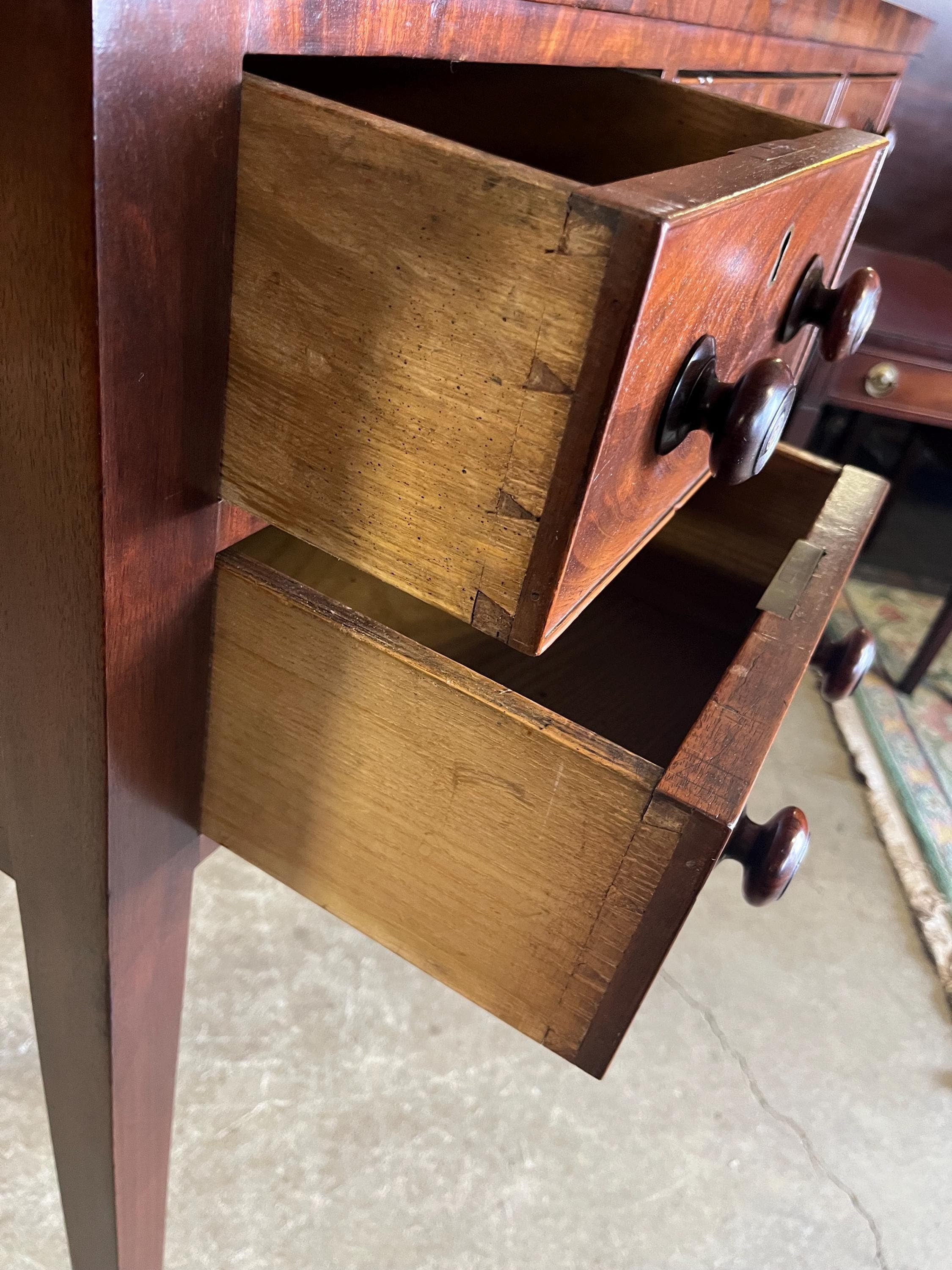 Antique Flame Mahogany Brandy Board - Thumbnail 4