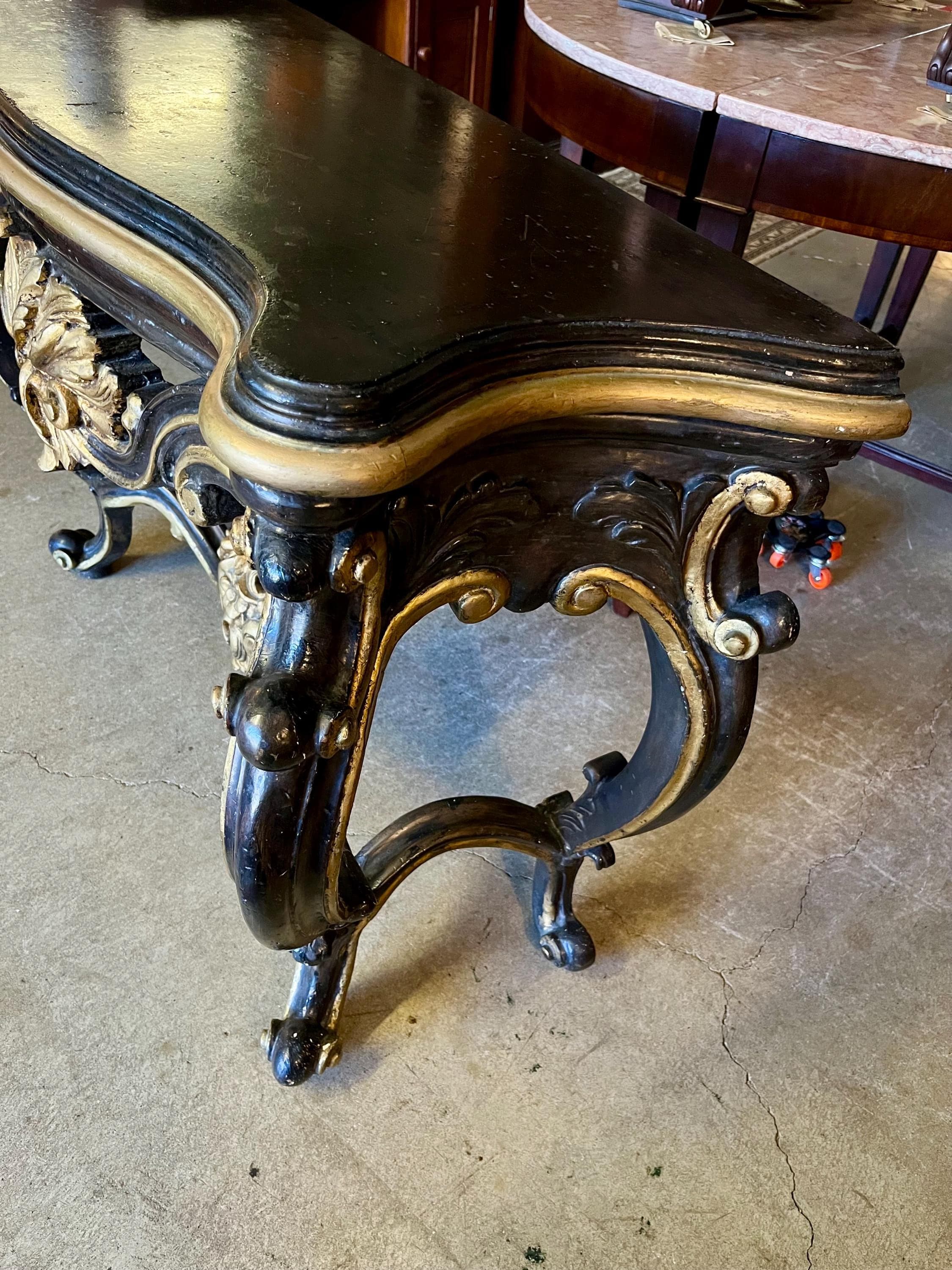Baroque Style Console Table - Thumbnail 5