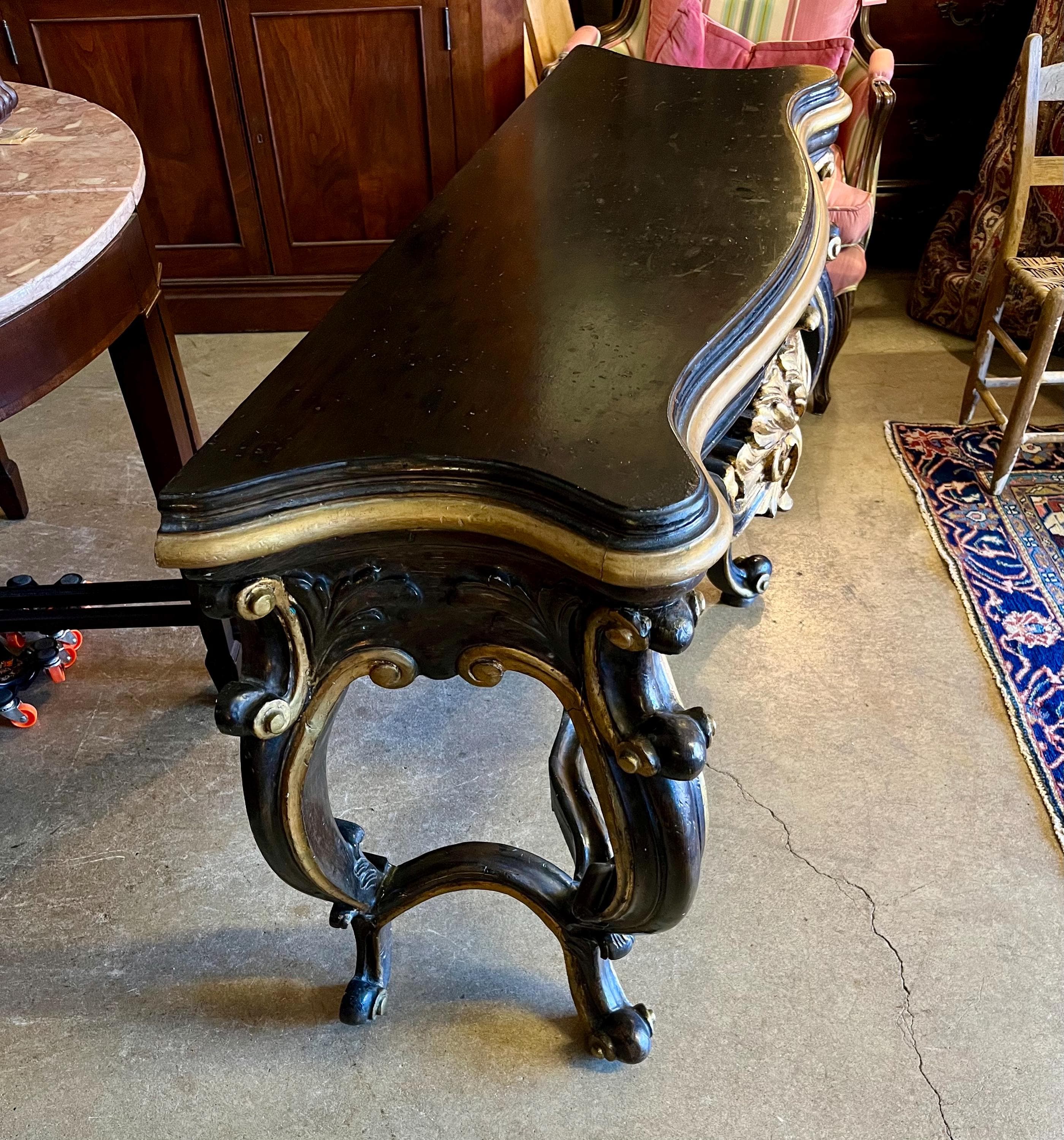 Baroque Style Console Table - Thumbnail 2