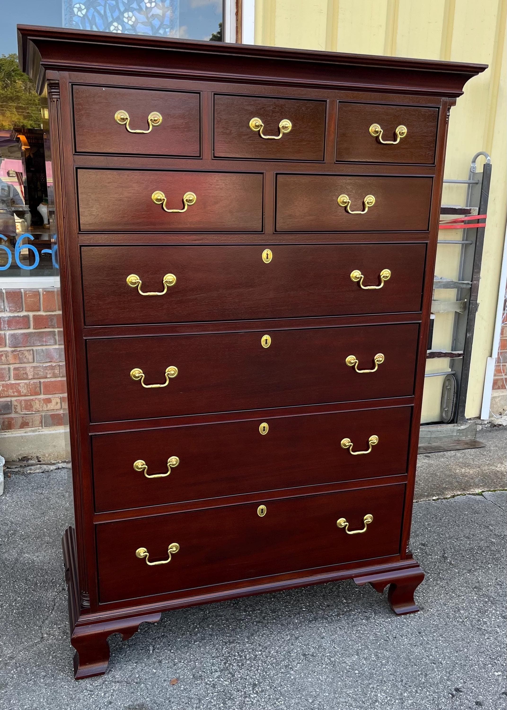 Hickory Chair Co Tall Chest - Thumbnail 9