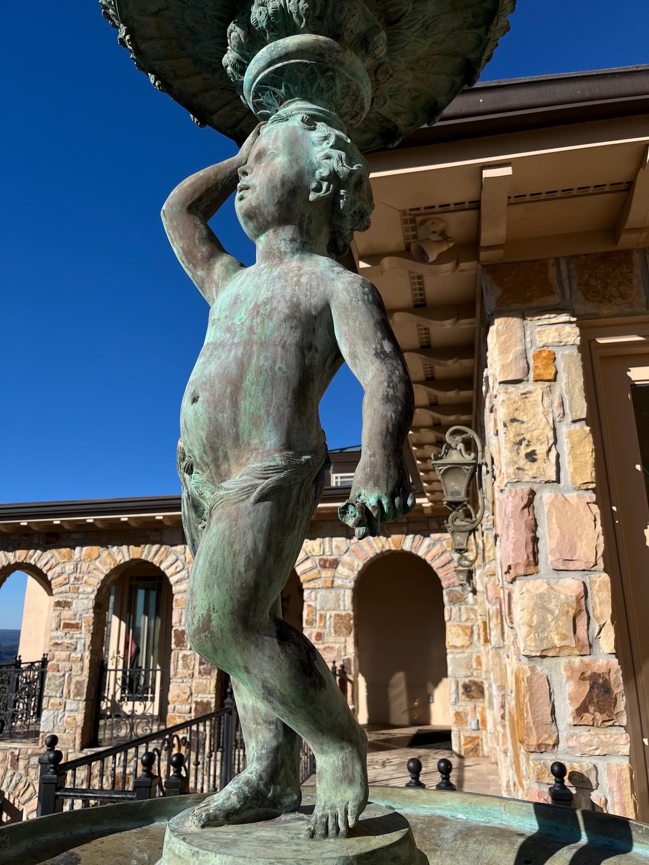 Monumental Bronze Garden Fountain - Thumbnail 15