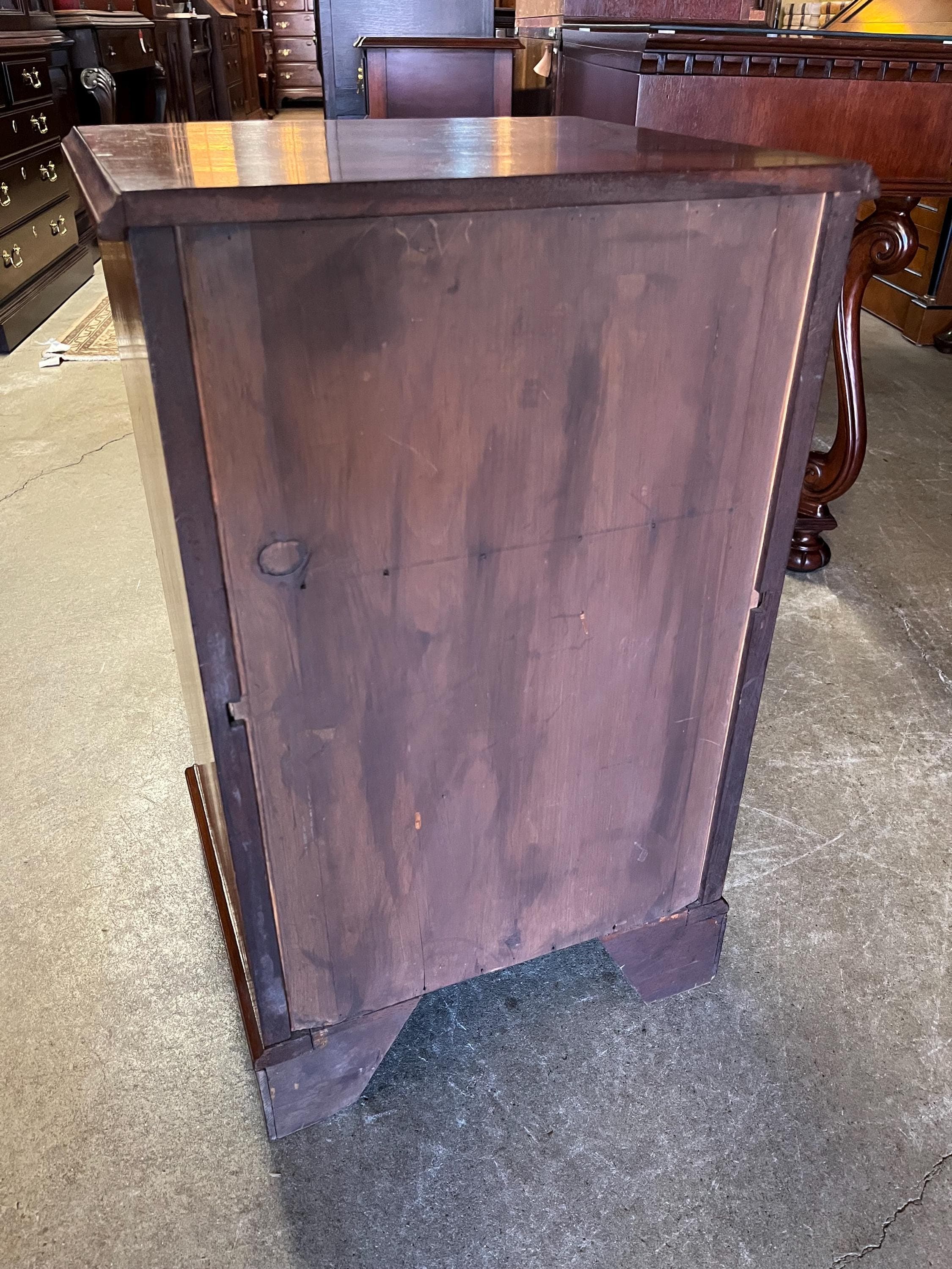 Antique Four Drawer Bedside Chest - Thumbnail 9