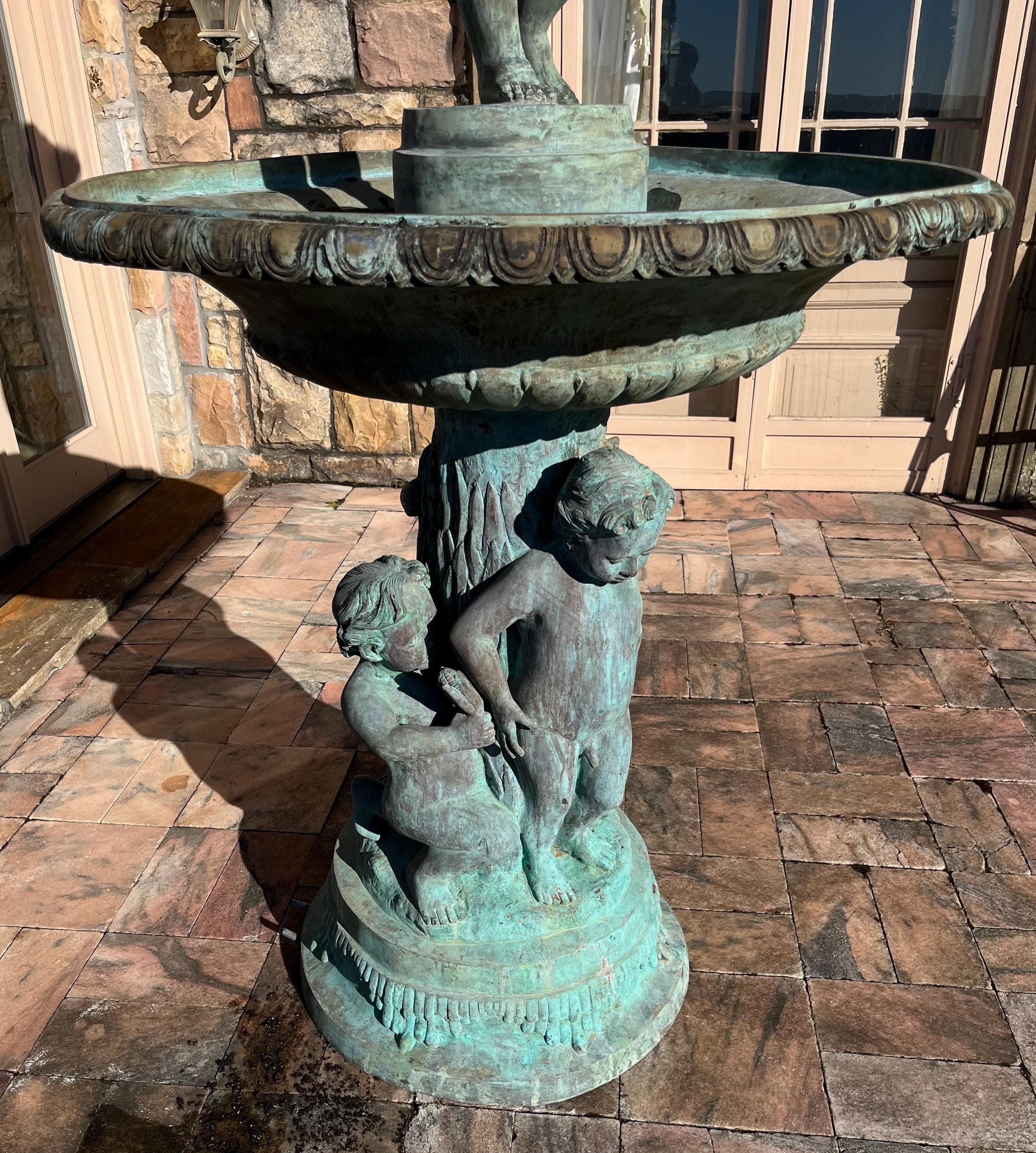 Monumental Bronze Garden Fountain - Thumbnail 11