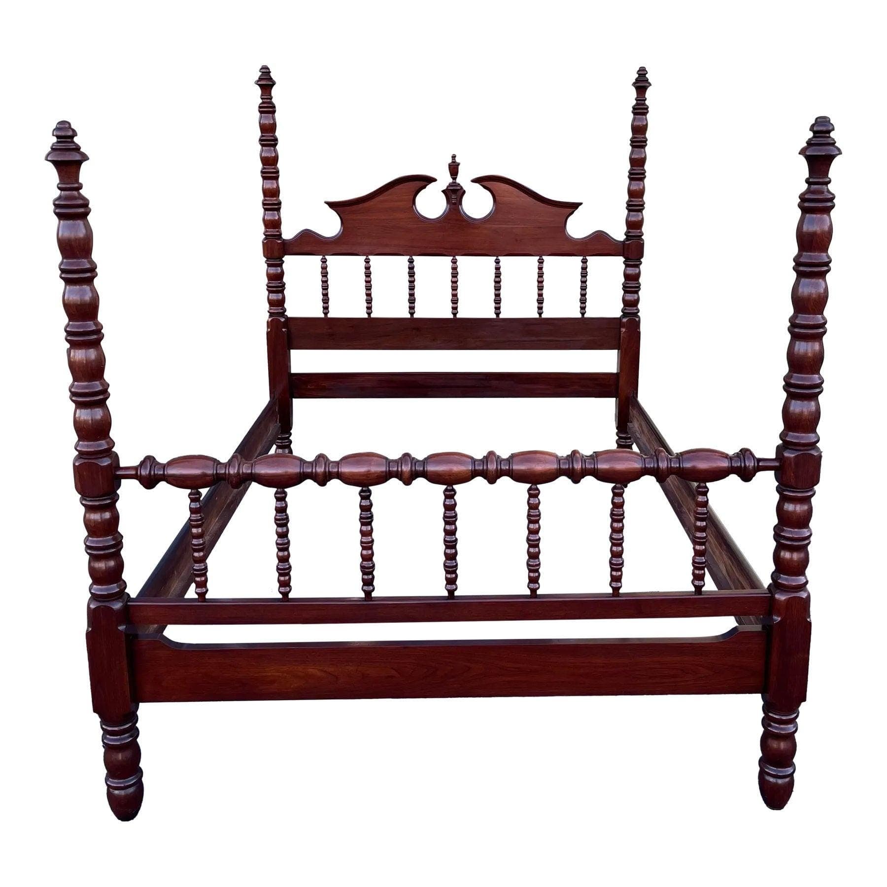 Full Size Spool Poster Bed by Davis Cabinet Co - Image 1