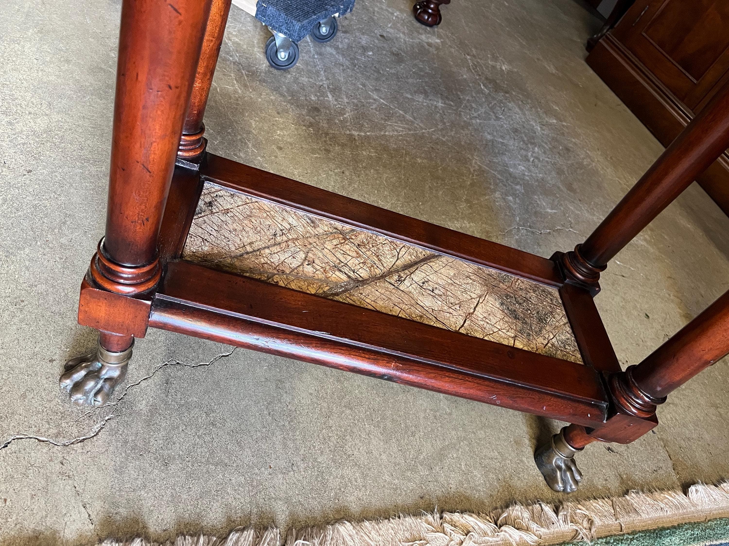 Morgan Hill Theodore Alexander Marble-Top Console. - Thumbnail 10