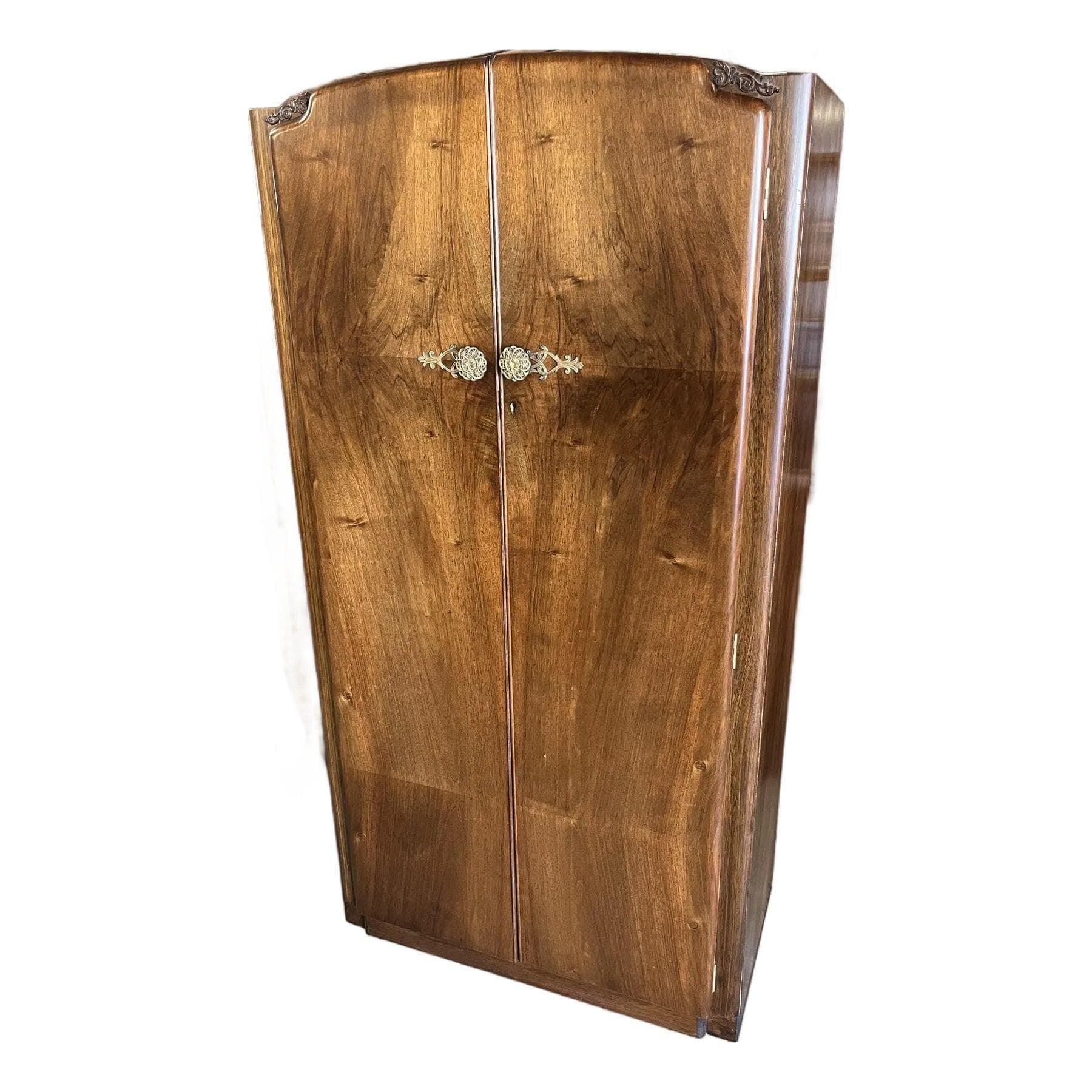 Mid 20th Century English Art Deco Wardrobe - Image 1