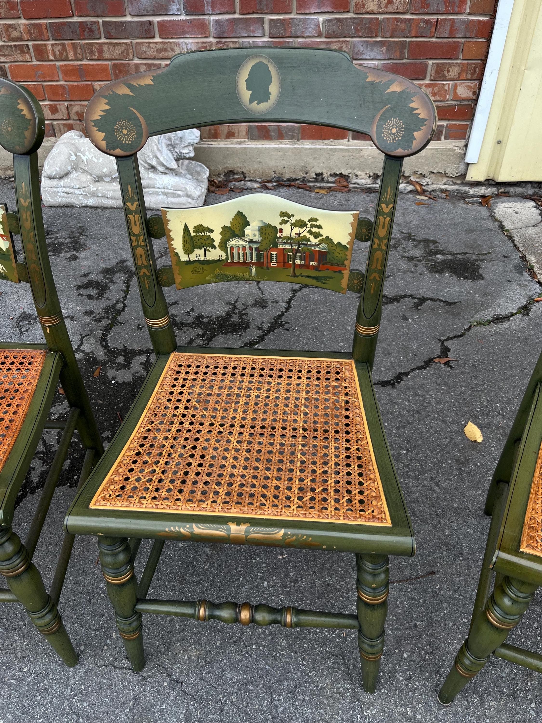 Hitchcock Bicentennial Chairs - Set of 4 - Thumbnail 8