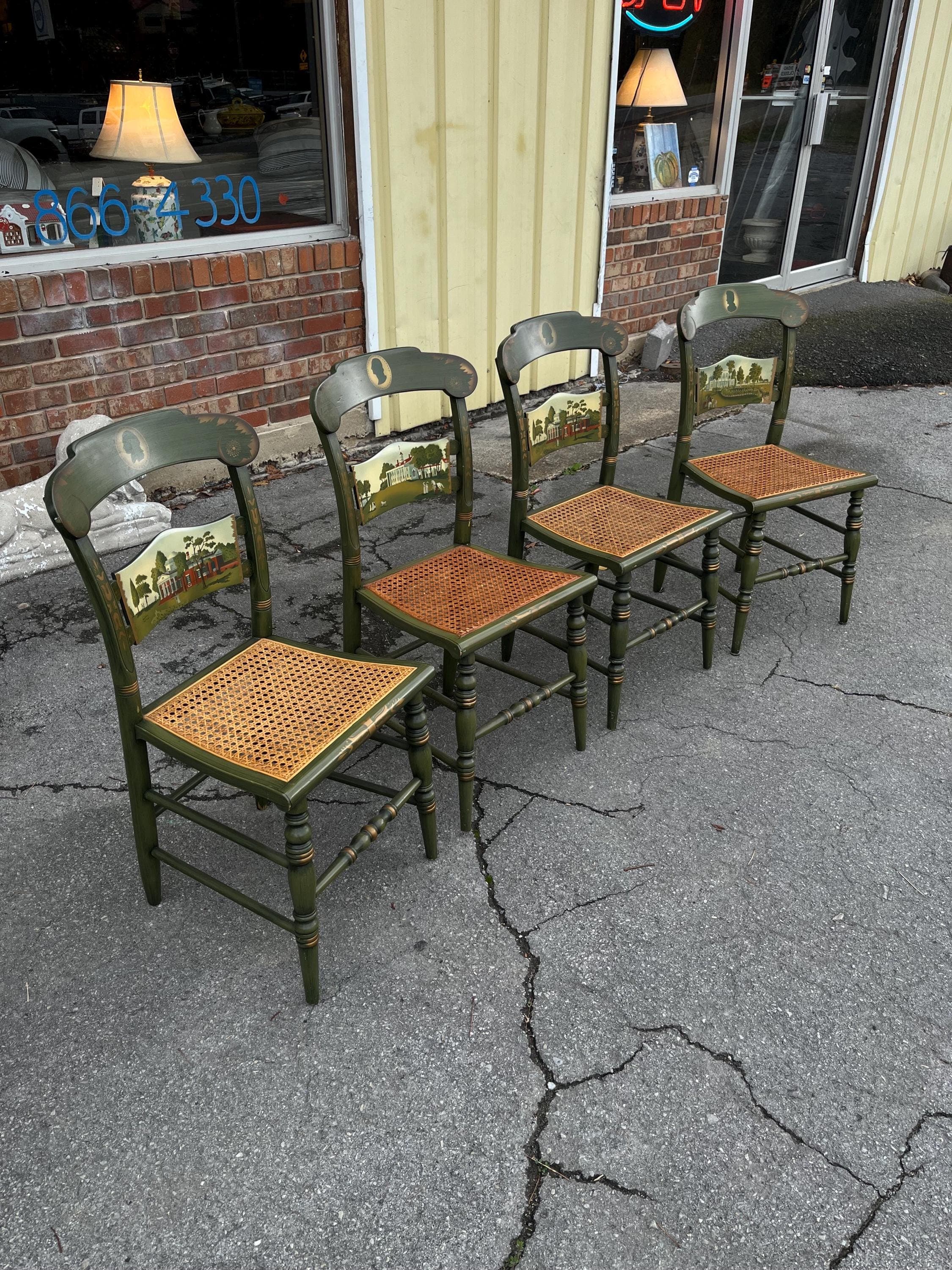 Hitchcock Bicentennial Chairs - Set of 4 - Thumbnail 2