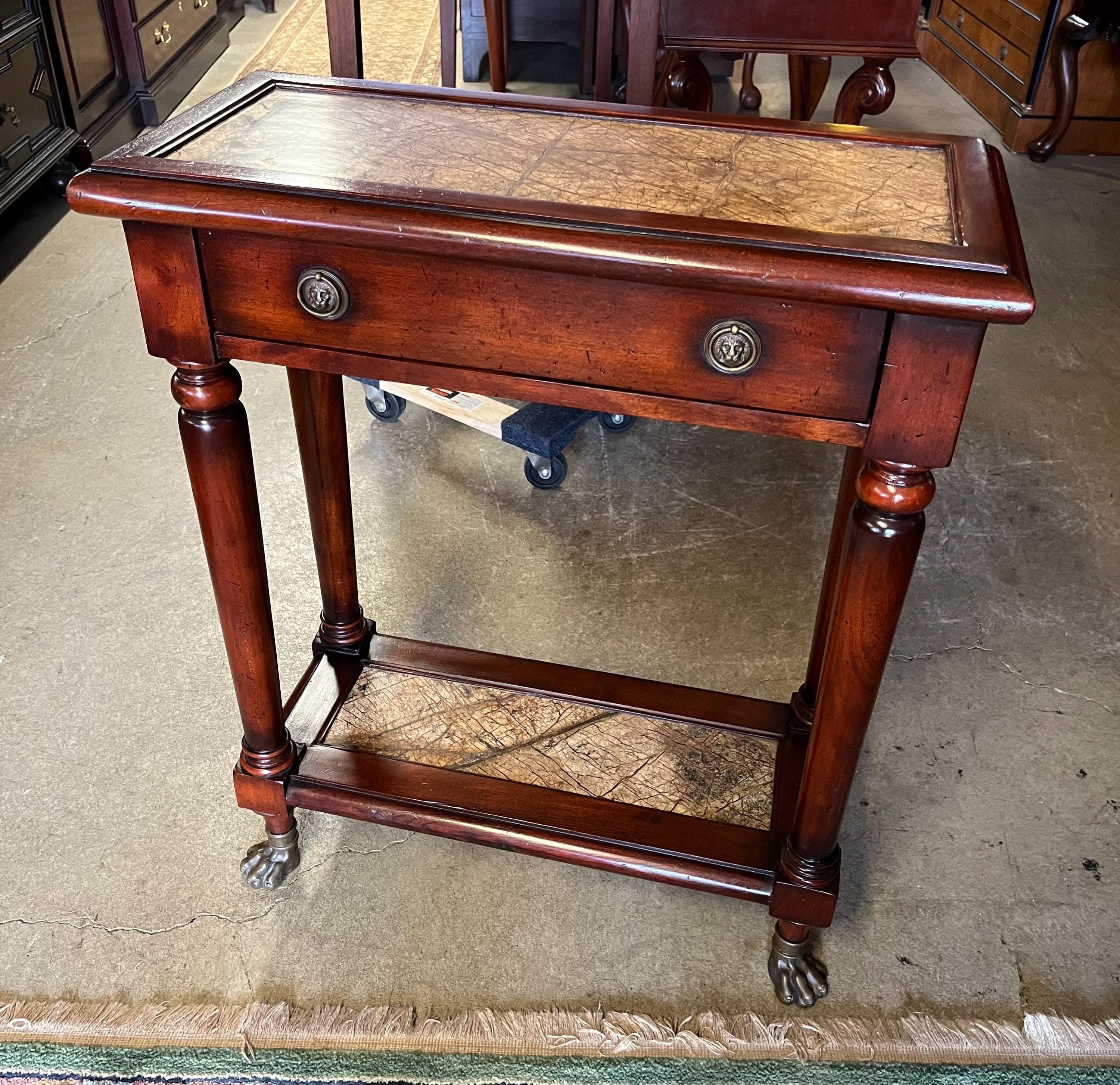 Morgan Hill Theodore Alexander Marble-Top Console. - Thumbnail 11