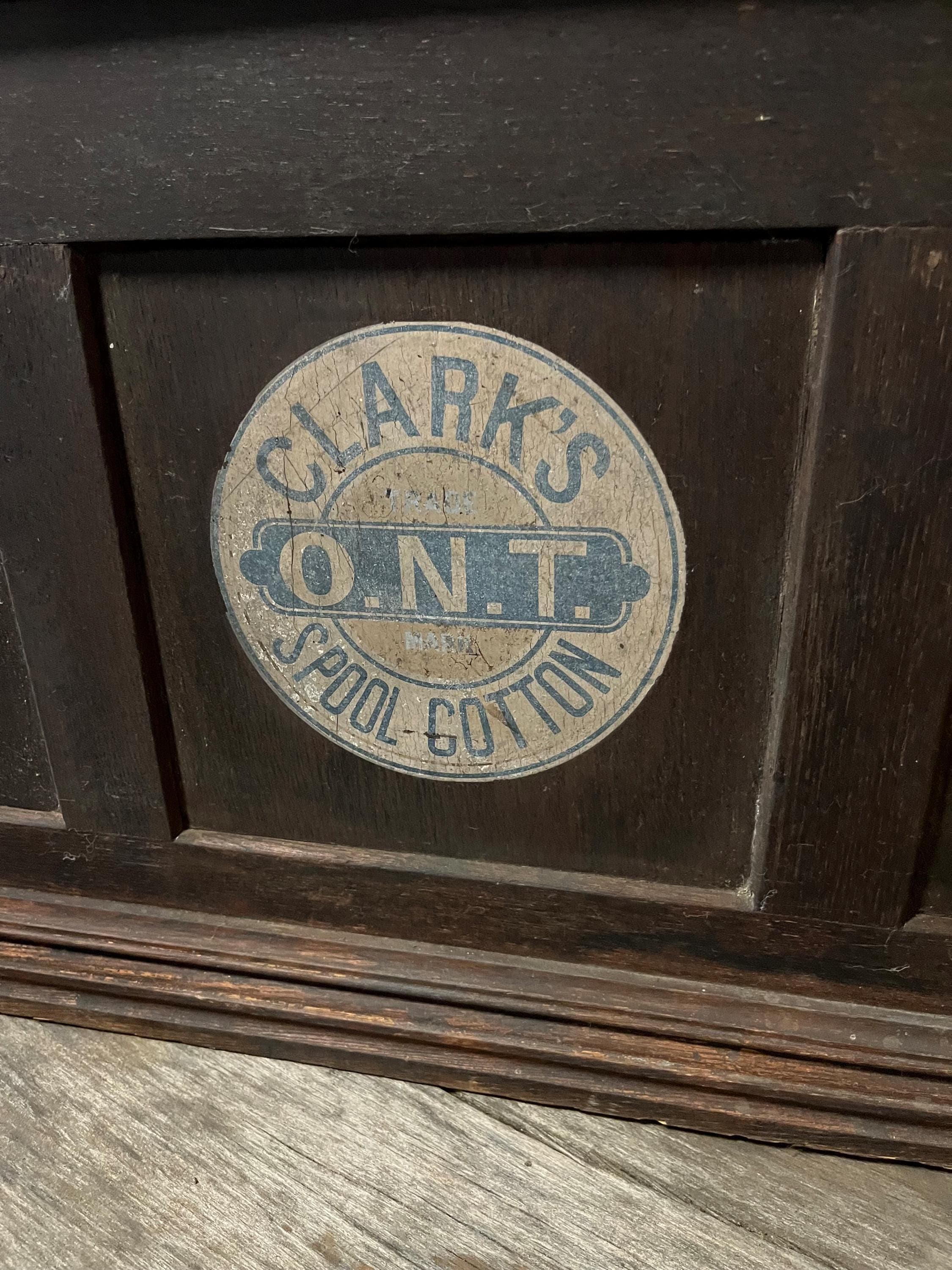 Antique Clark’s Spool Cabinet - Thumbnail 2